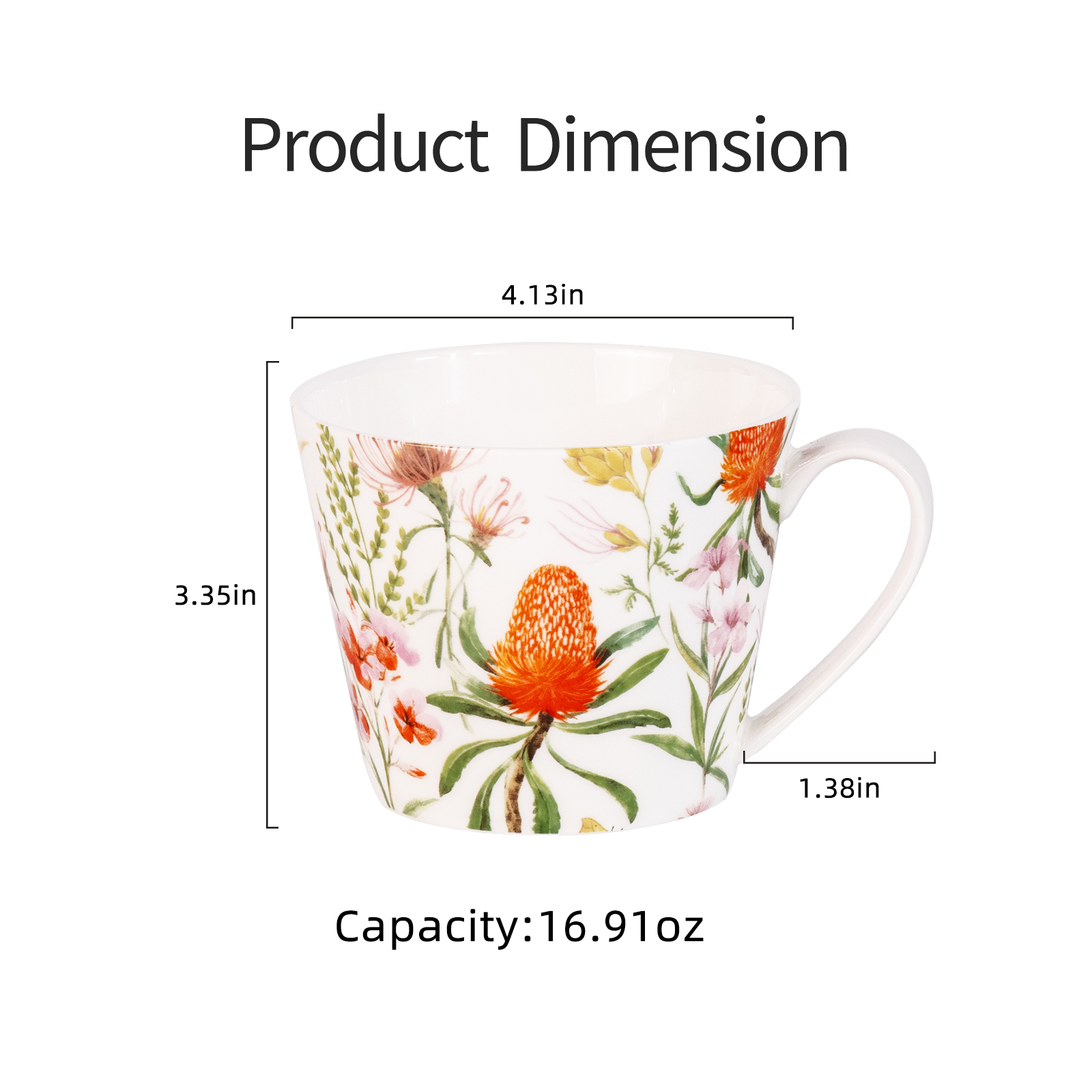 KAMMAK Ceramic Mug – Premium Bone China Coffee Cup