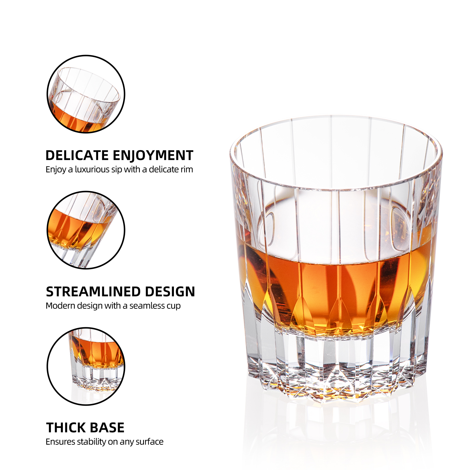 KAMMAK Premium Crystal Whiskey Glass 60ml