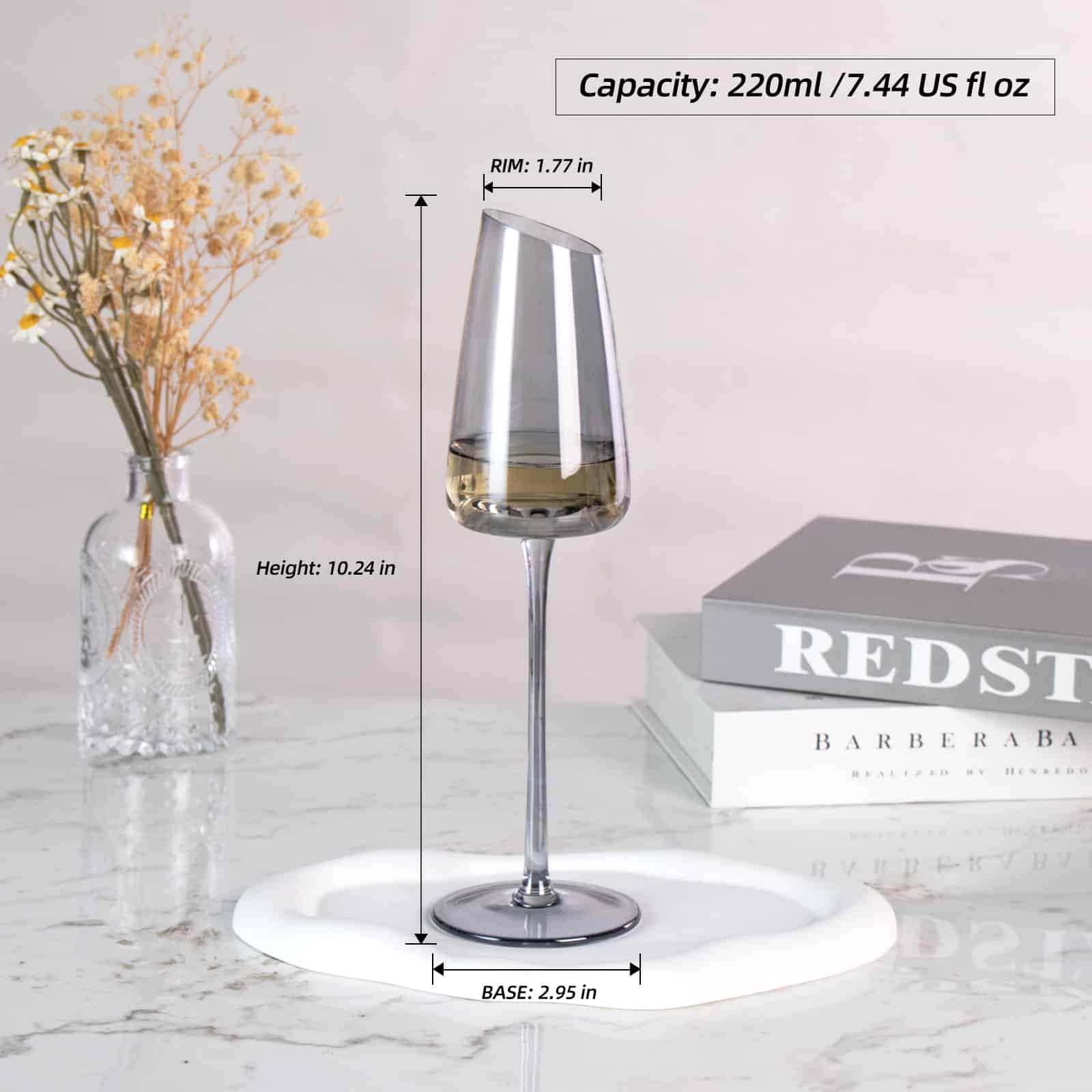 KAMMAK Red Wine Glasses Set of 2
