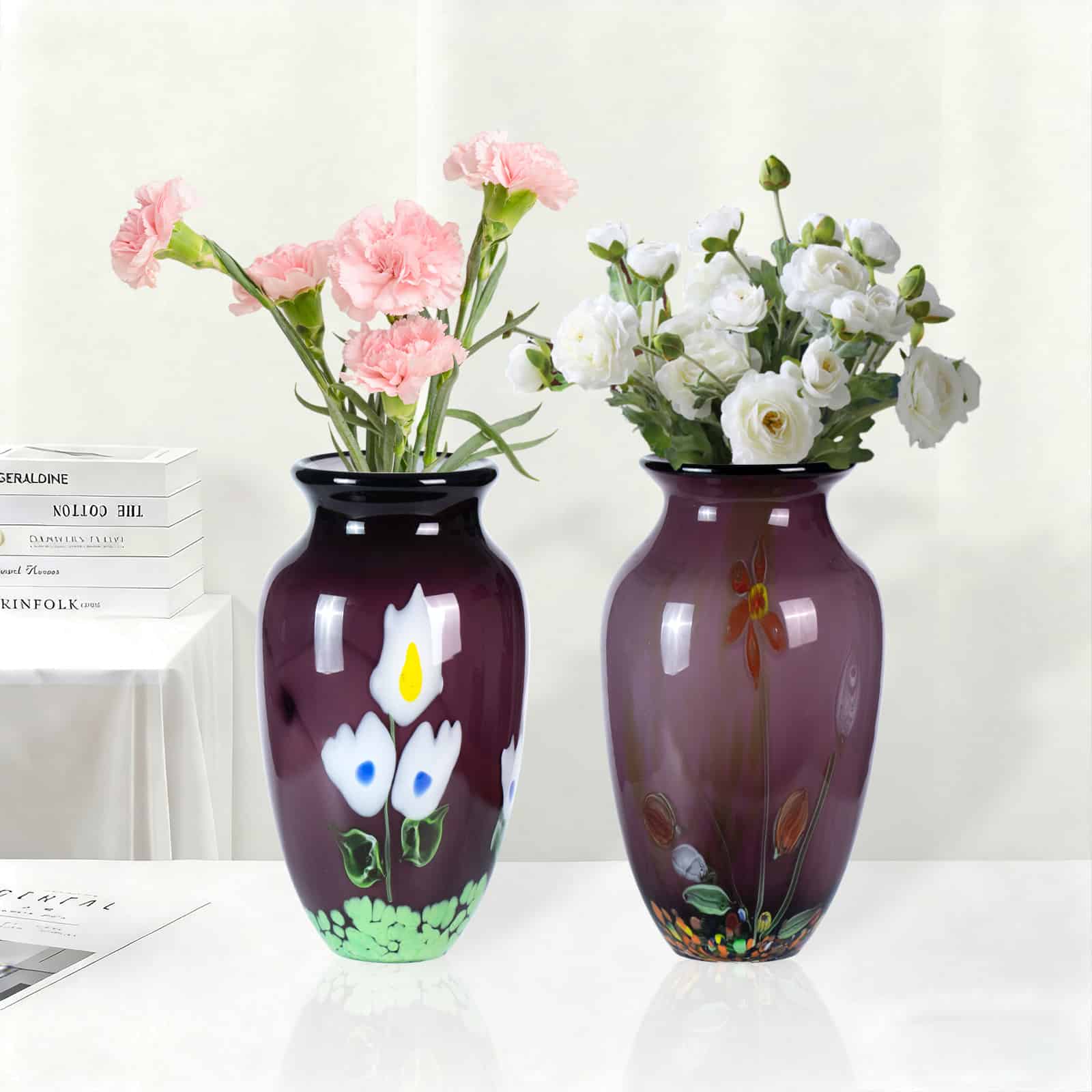 KAMMAK colorful glass vase - detail image 1