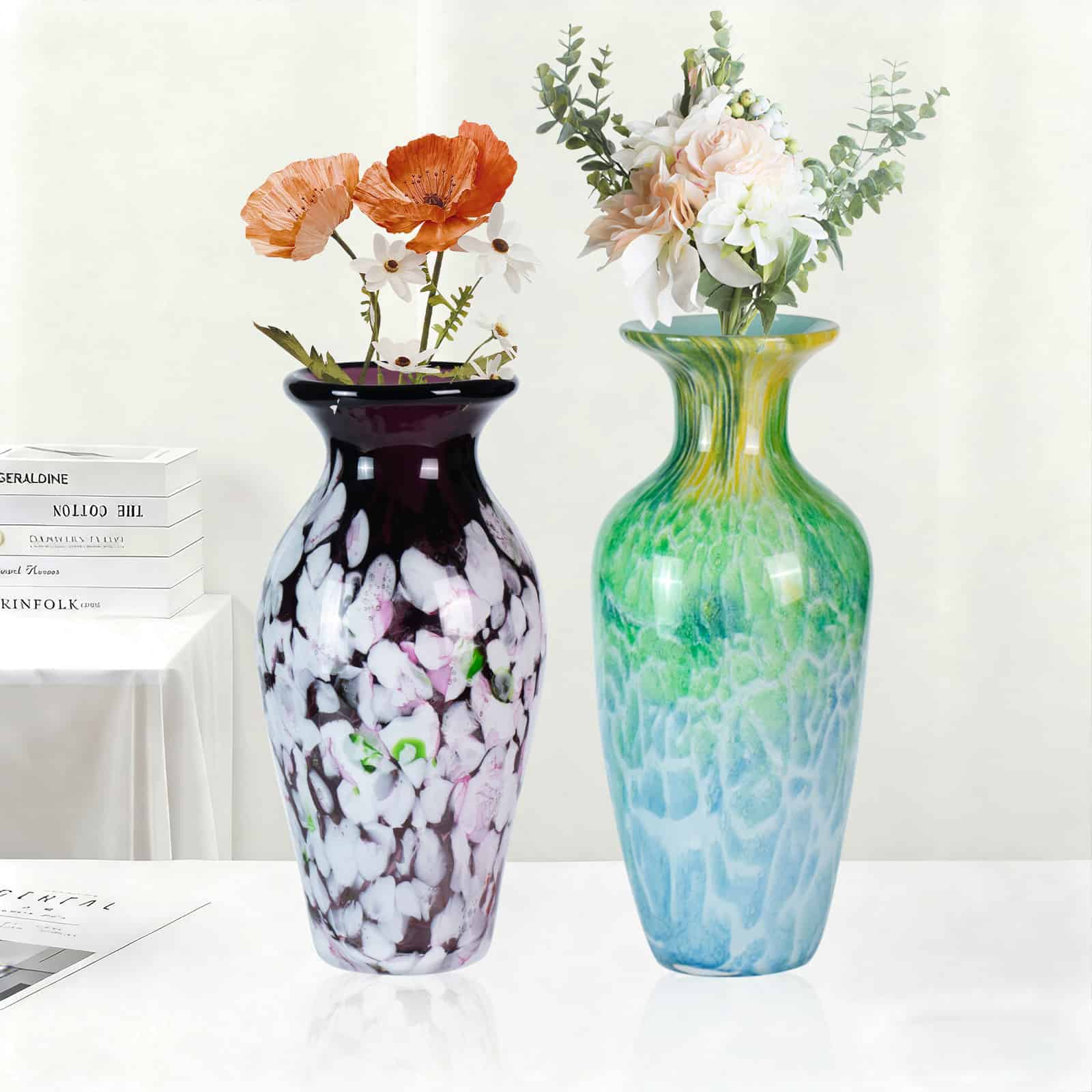 KAMMAK colorful glass vase - detail image 1