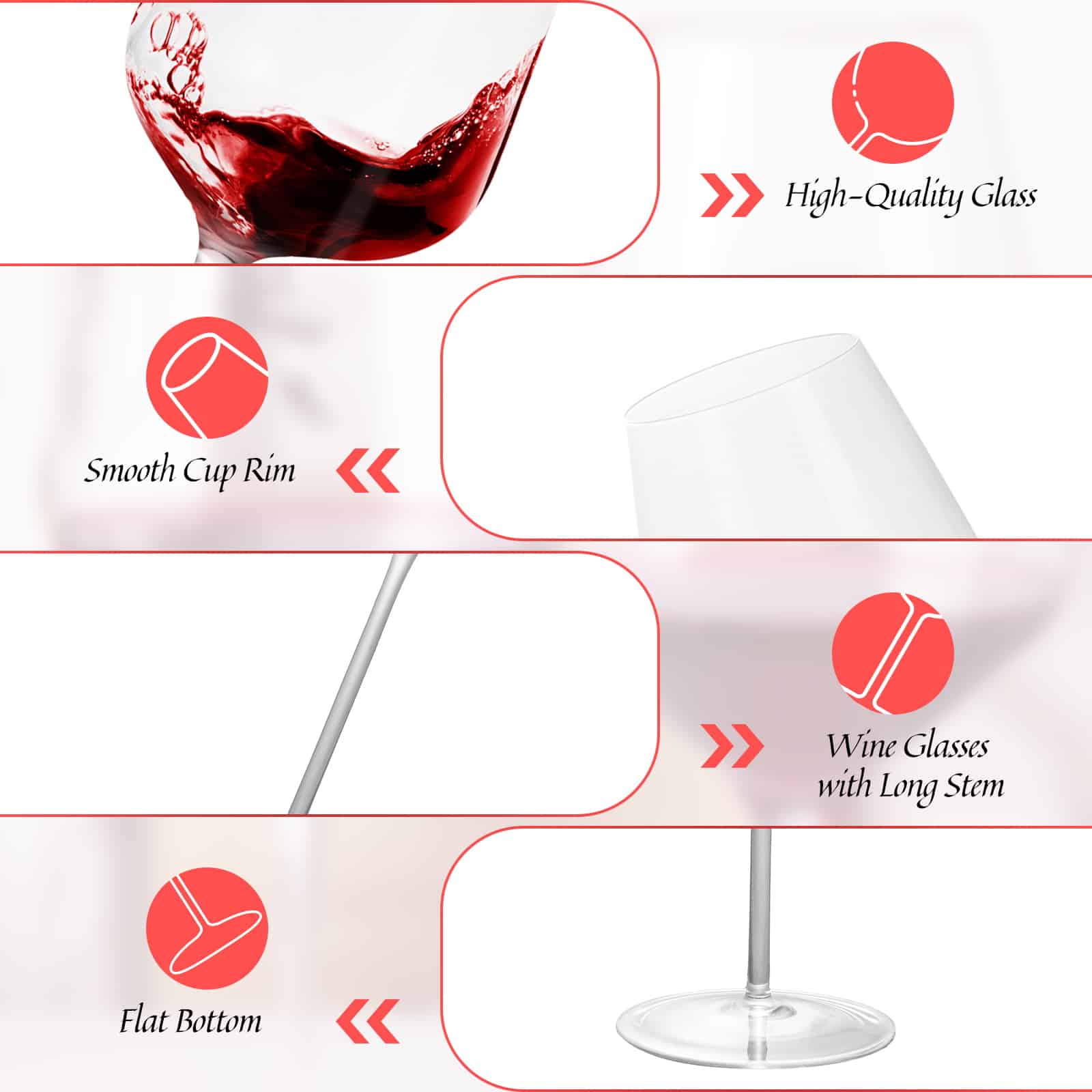 KAMMAK crystal wine glass - detail image 3