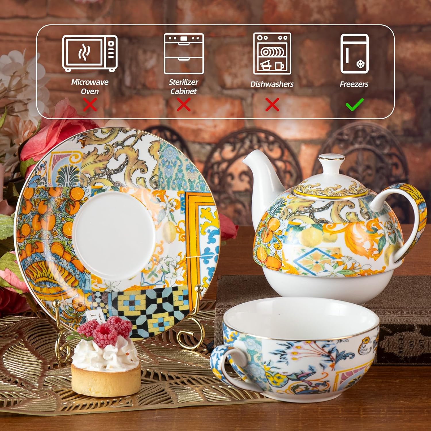 KAMMAK tea for one set with infuser - detail image 3