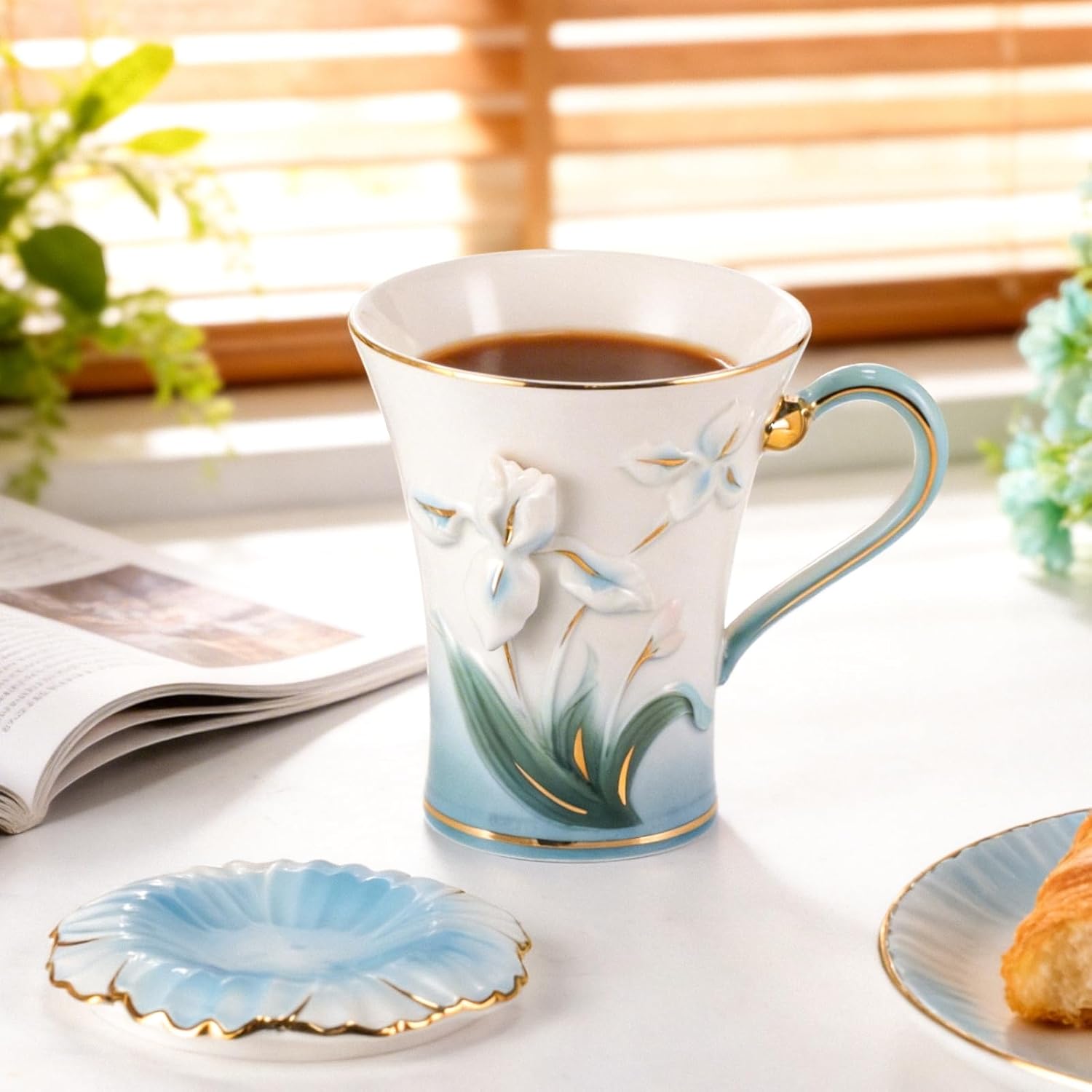 KAMMAK floral mug detail image 4