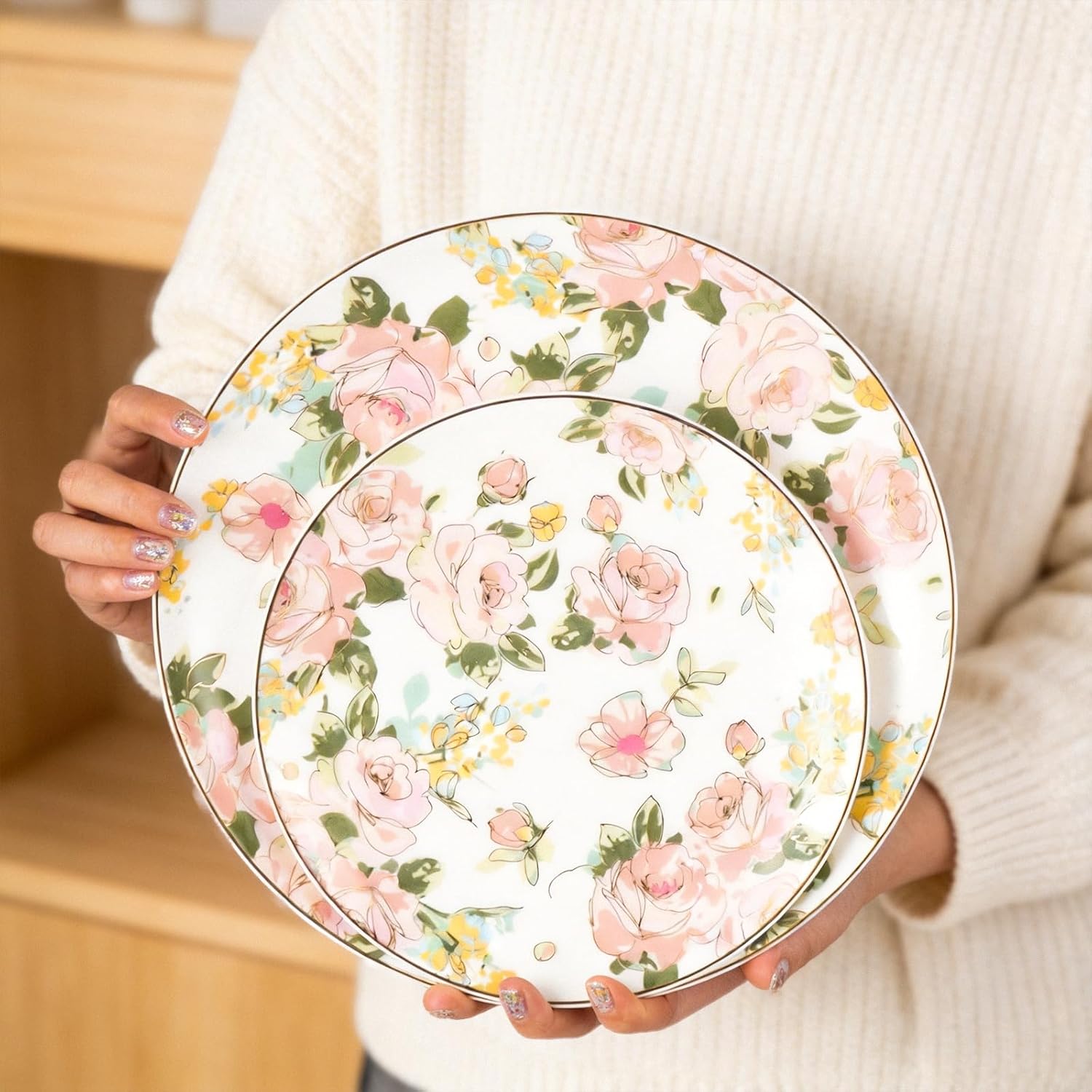 KAMMAK decorative ceramic plates detail image 1