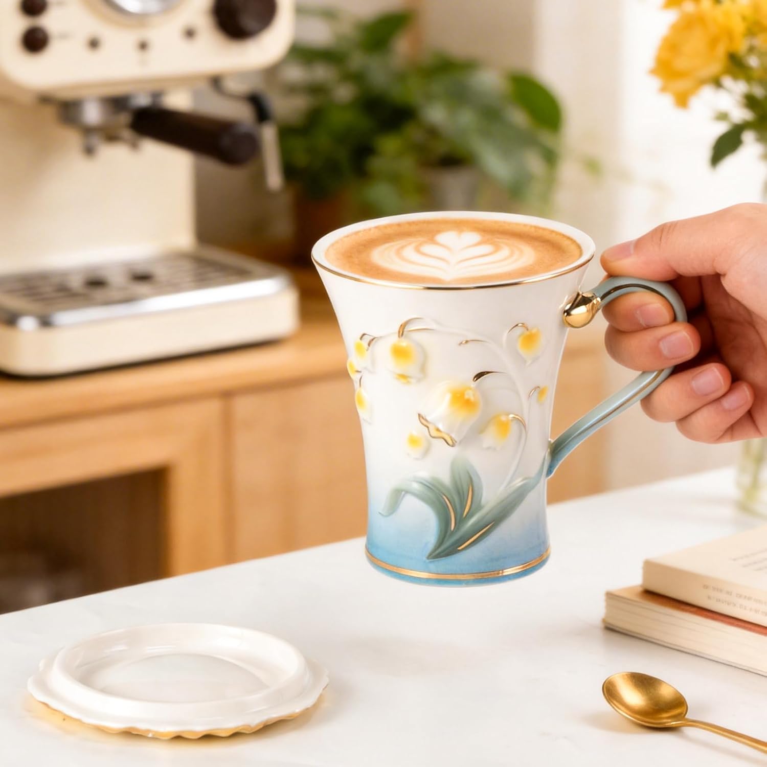 KAMMAK floral mug detail image 3