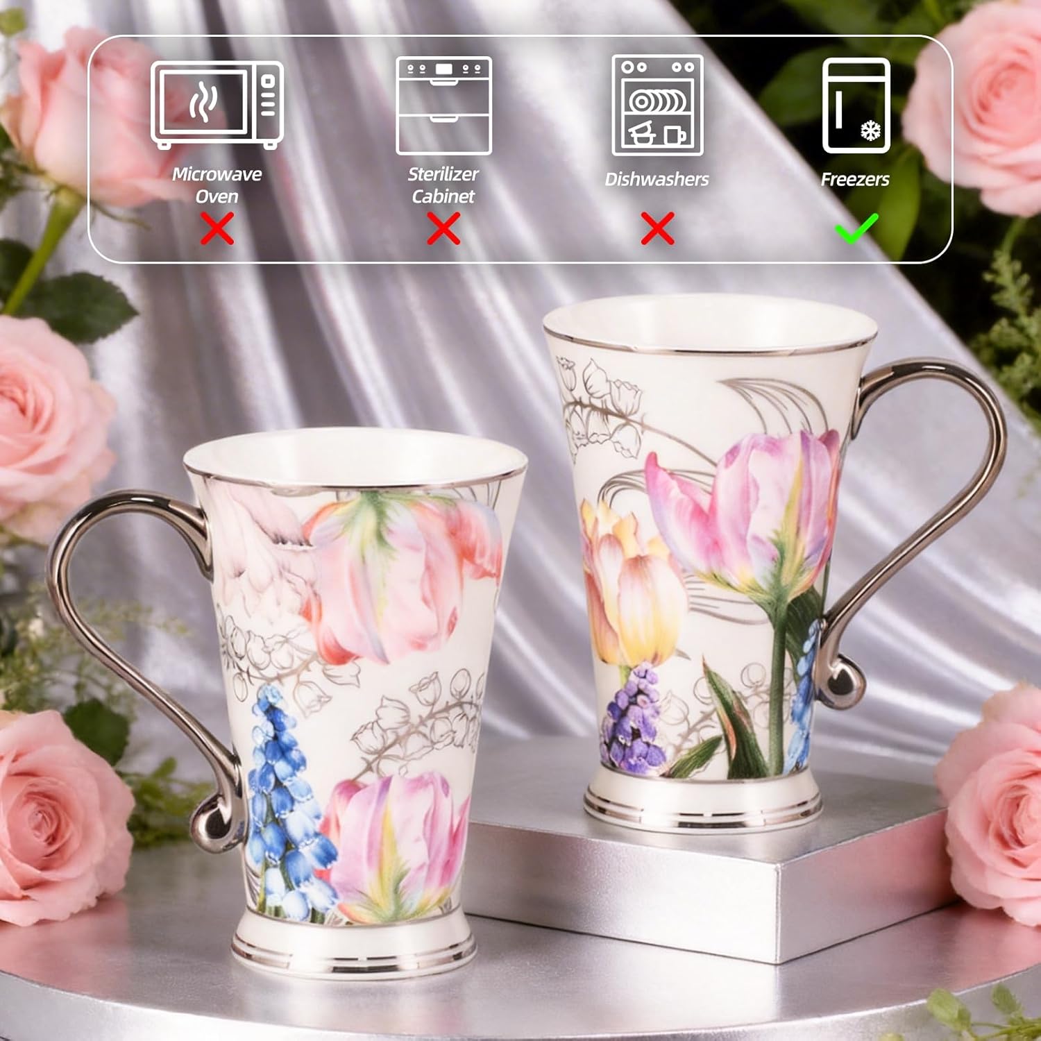 KAMMAK bone china mug detail image 1