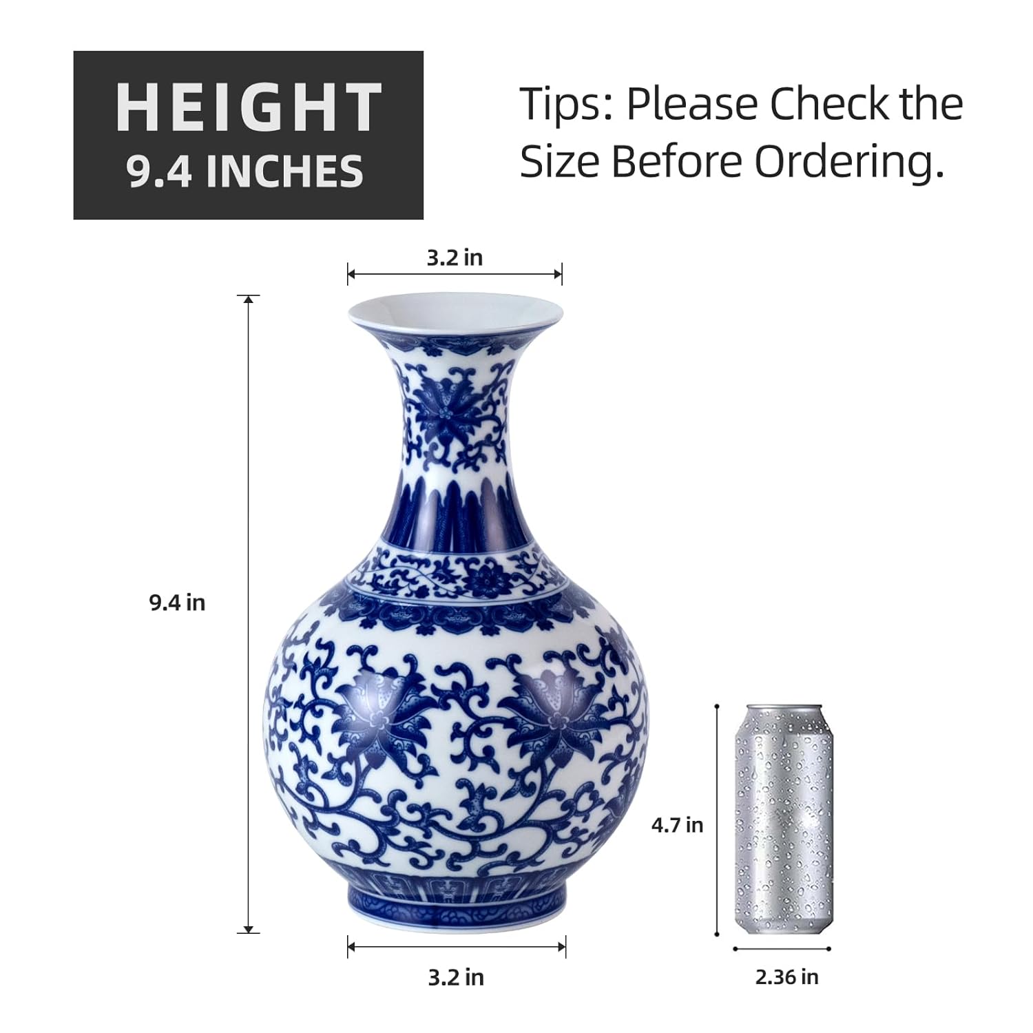 KAMMAK colored ceramic vase with hand-painted artistic design for elegant home decor