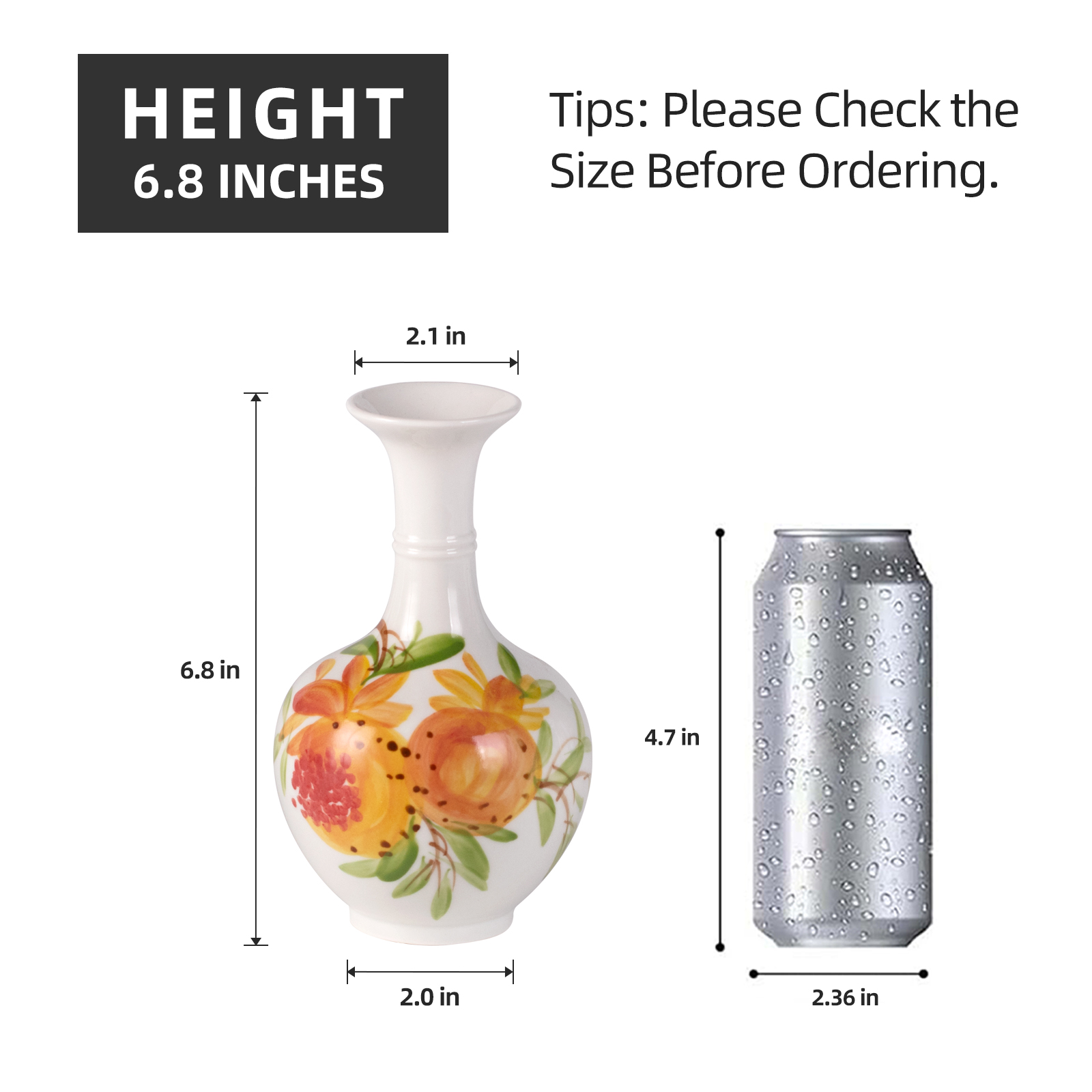 KAMMAK handcrafted ceramic vase with unique artistic opening