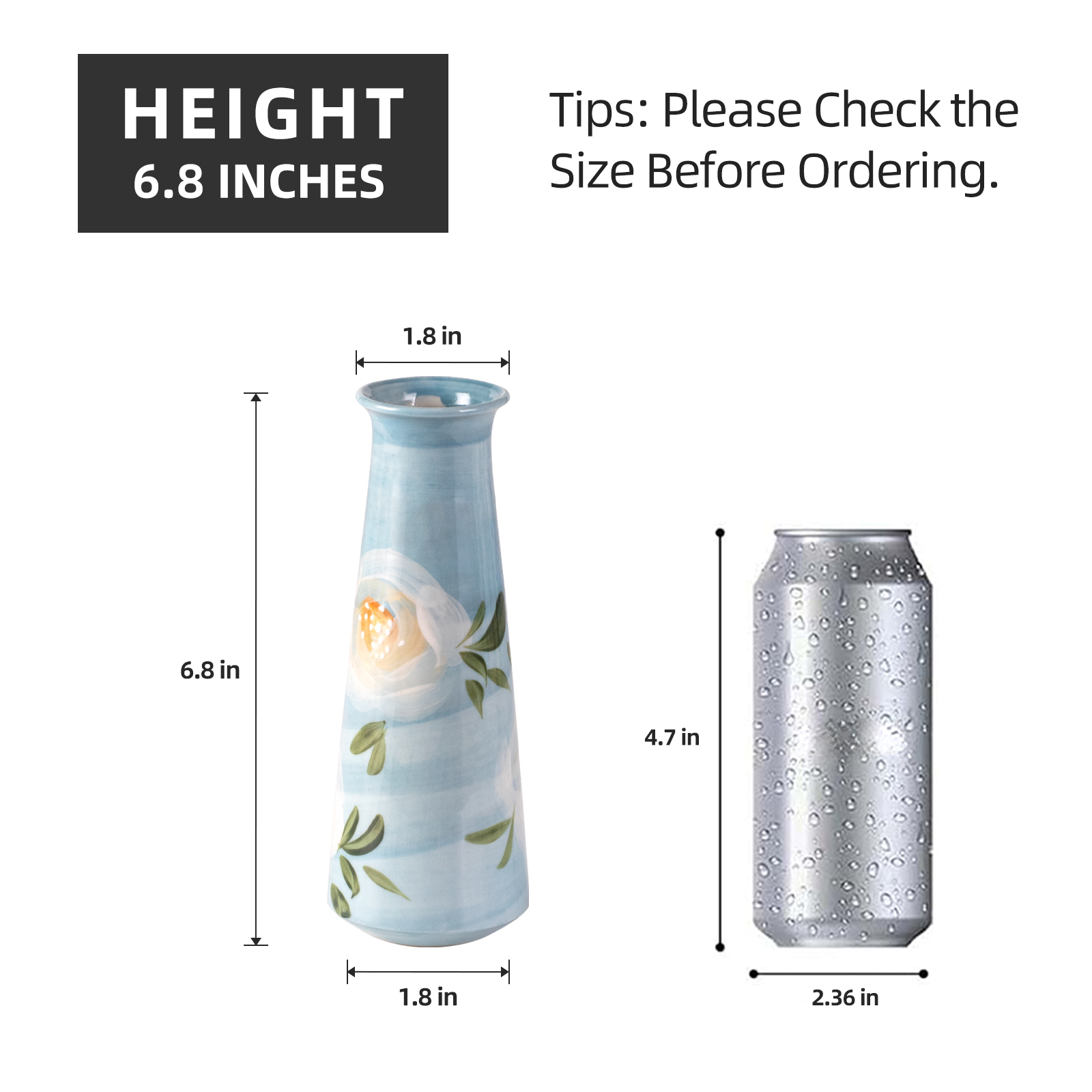 KAMMAK handcrafted ceramic vase with unique artistic opening