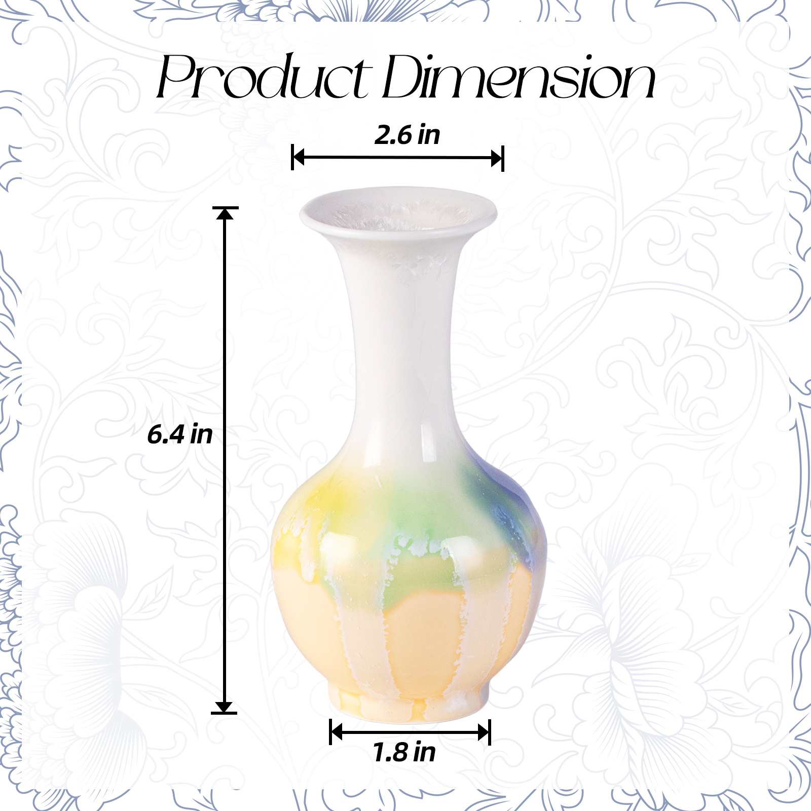 KAMMAK handcrafted ceramic vase with unique artistic opening