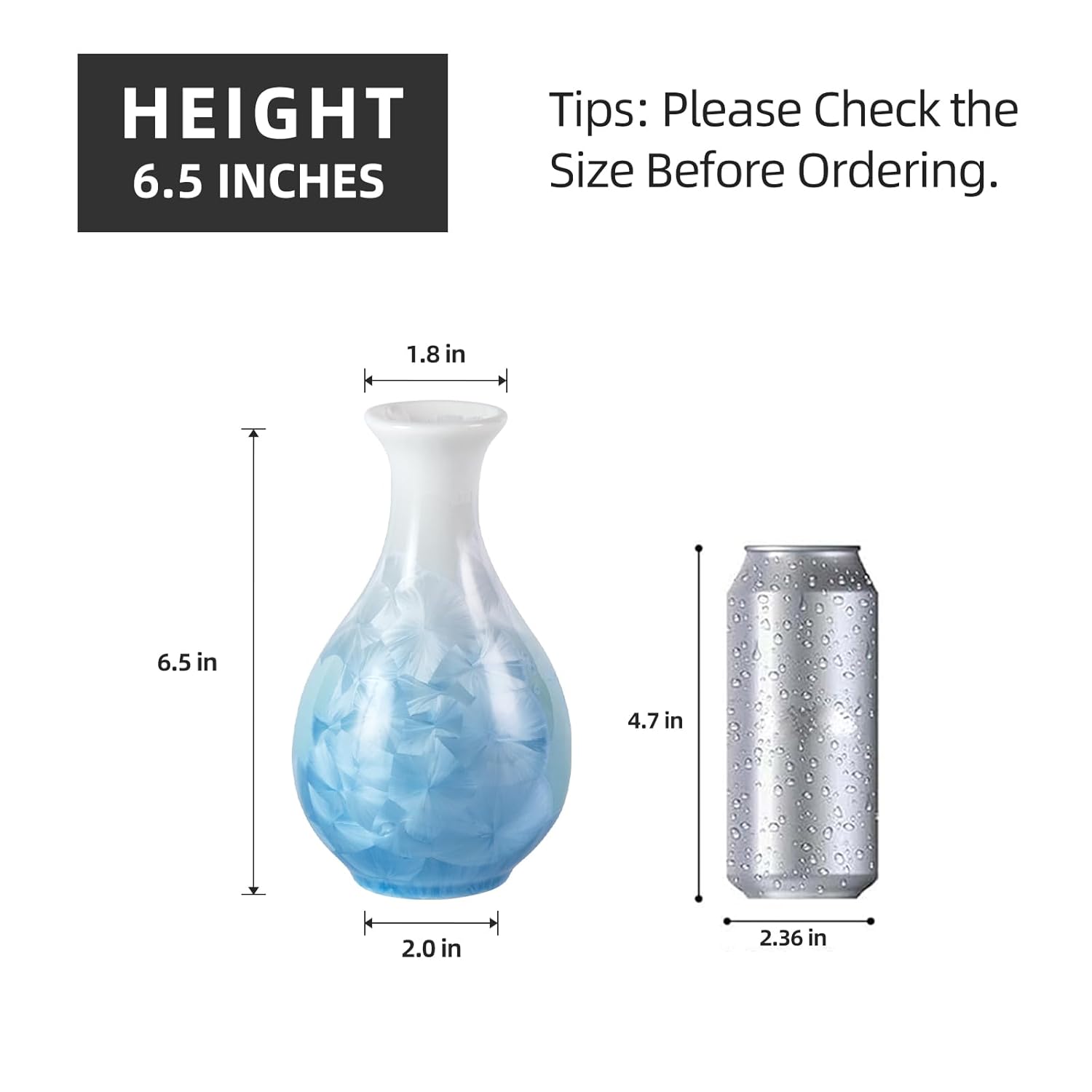 KAMMAK ceramic vase with modern silhouette and artistic surface pattern