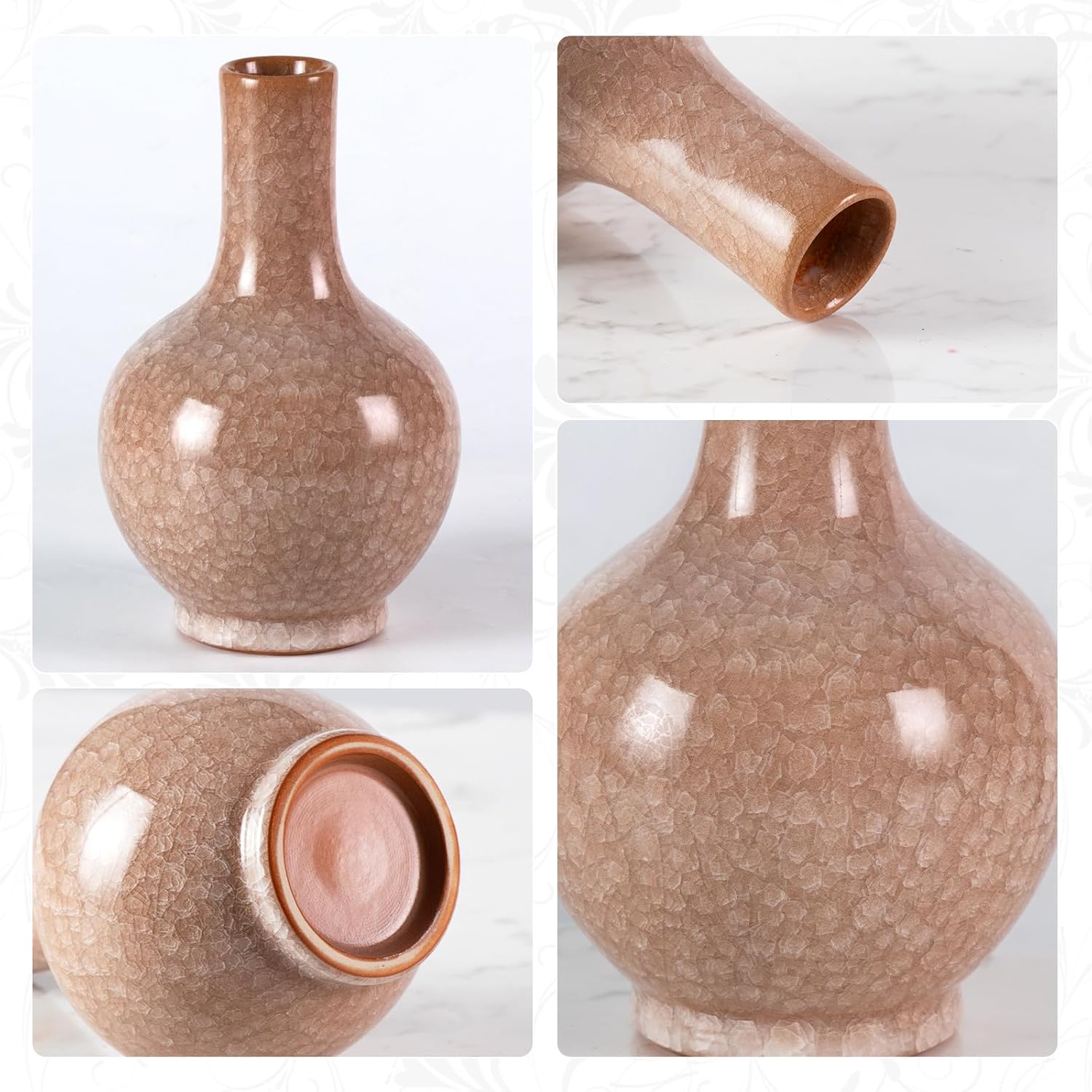 KAMMAK colored ceramic vase - detail image 3