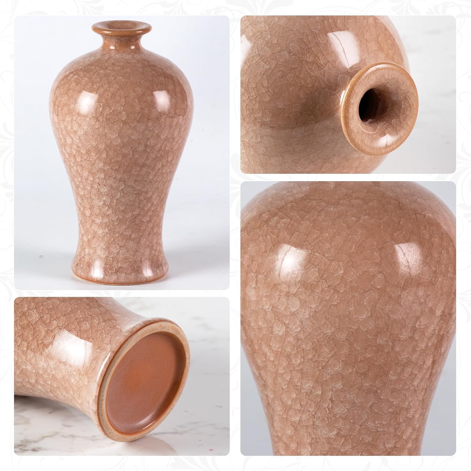 KAMMAK colored ceramic vase - detail image 3