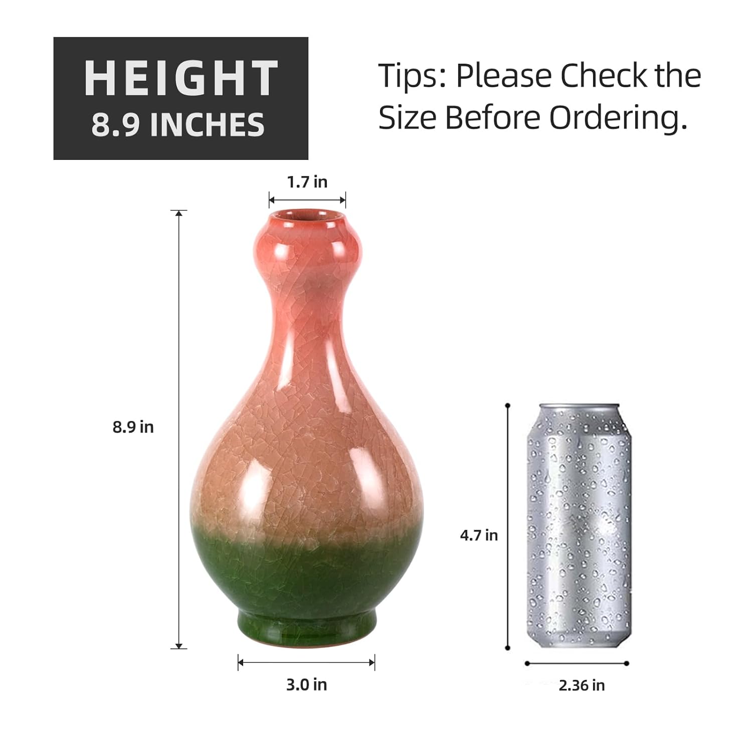 KAMMAK colored ceramic vase beautiful hand painted decorative vase modern art