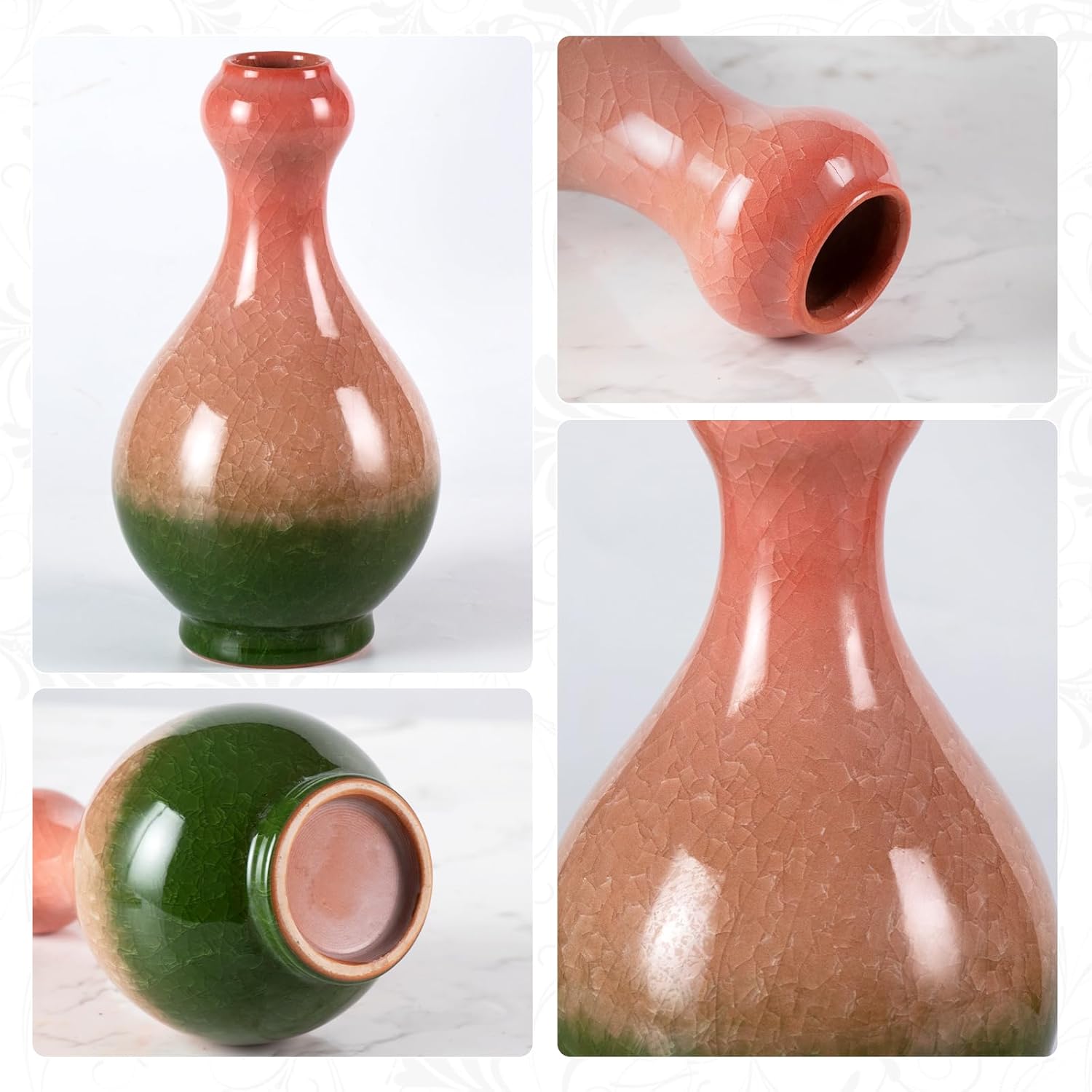 KAMMAK colored ceramic vase - detail image 3