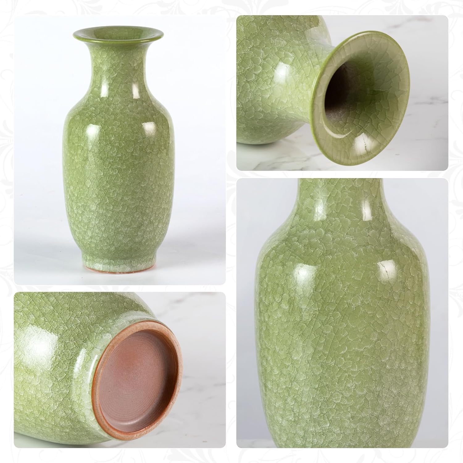 KAMMAK colored ceramic vase - detail image 3