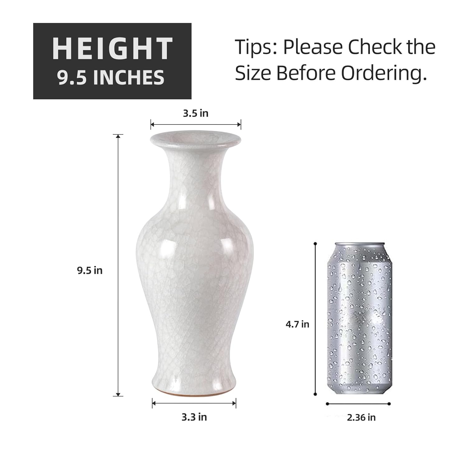 KAMMAK colored ceramic vase - hand painted decorative modern art vase