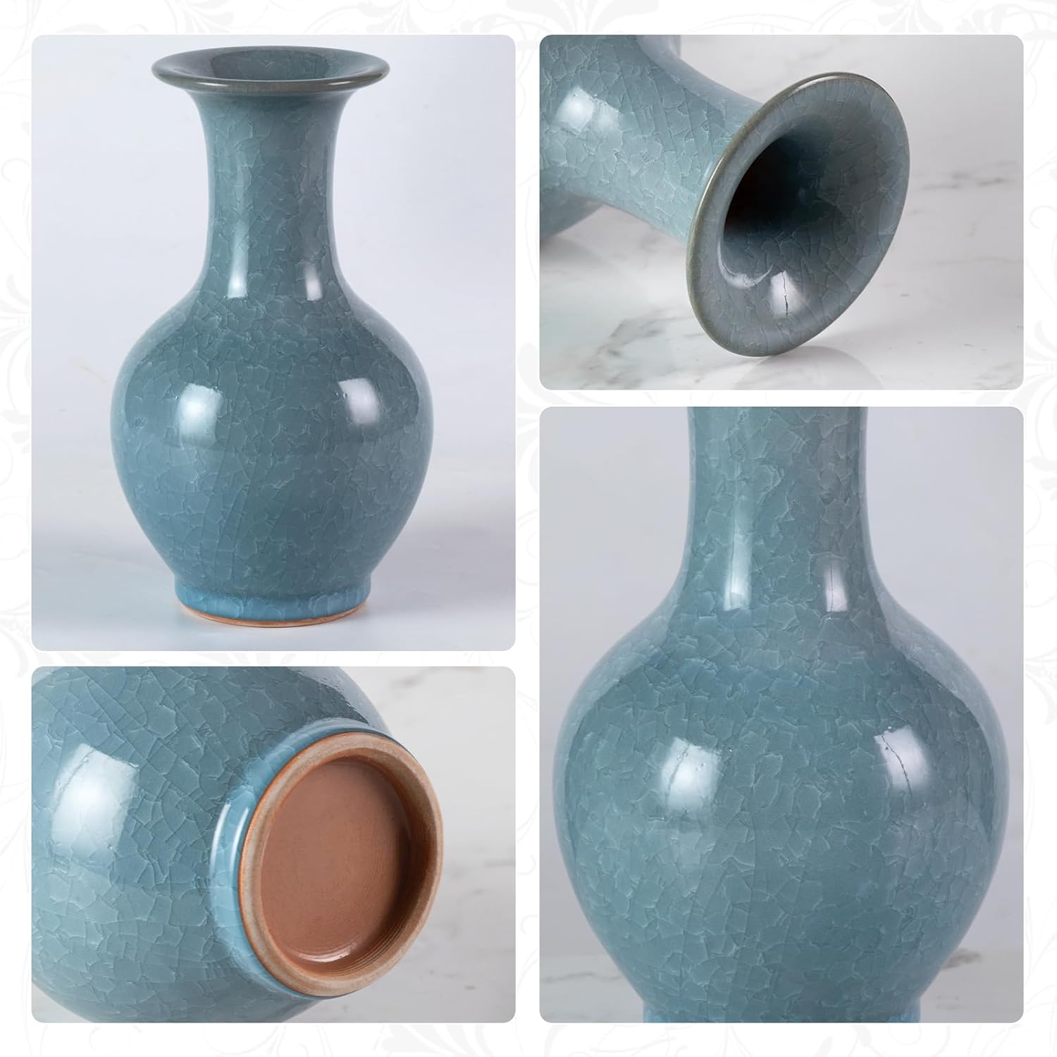 KAMMAK colored ceramic vase - detail image 3