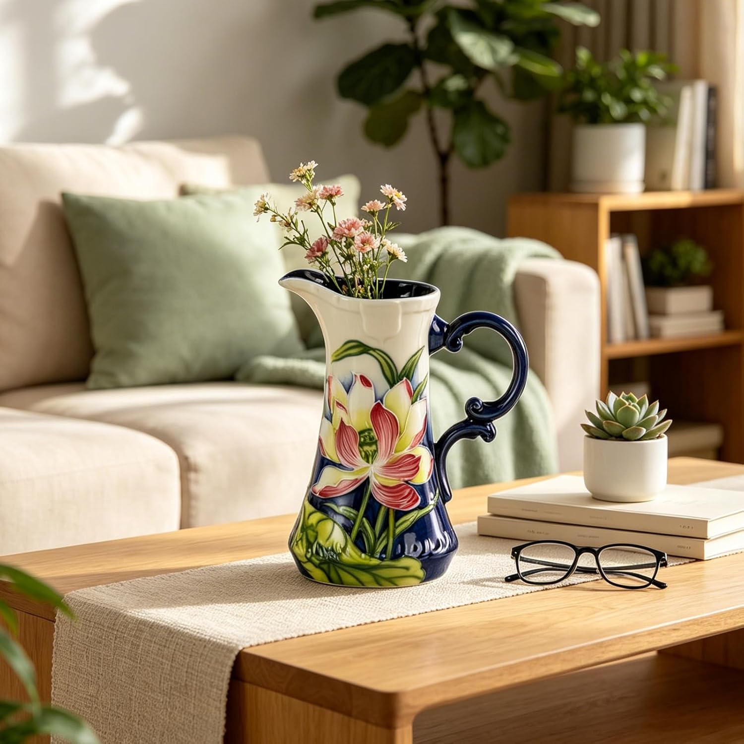 KAMMAK colored ceramic vase - decorative display image 1