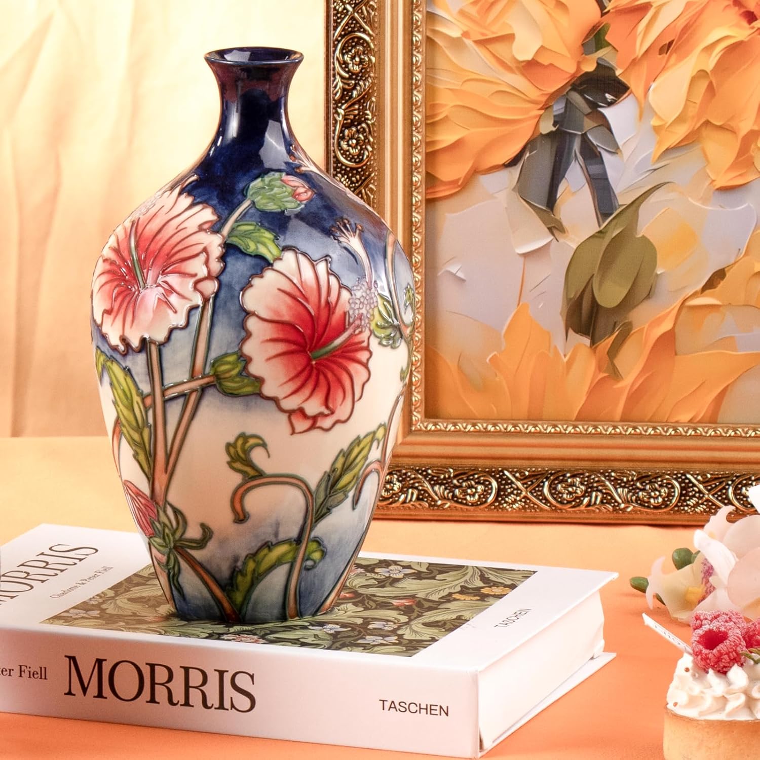 KAMMAK colored ceramic vase - decorative display image 1