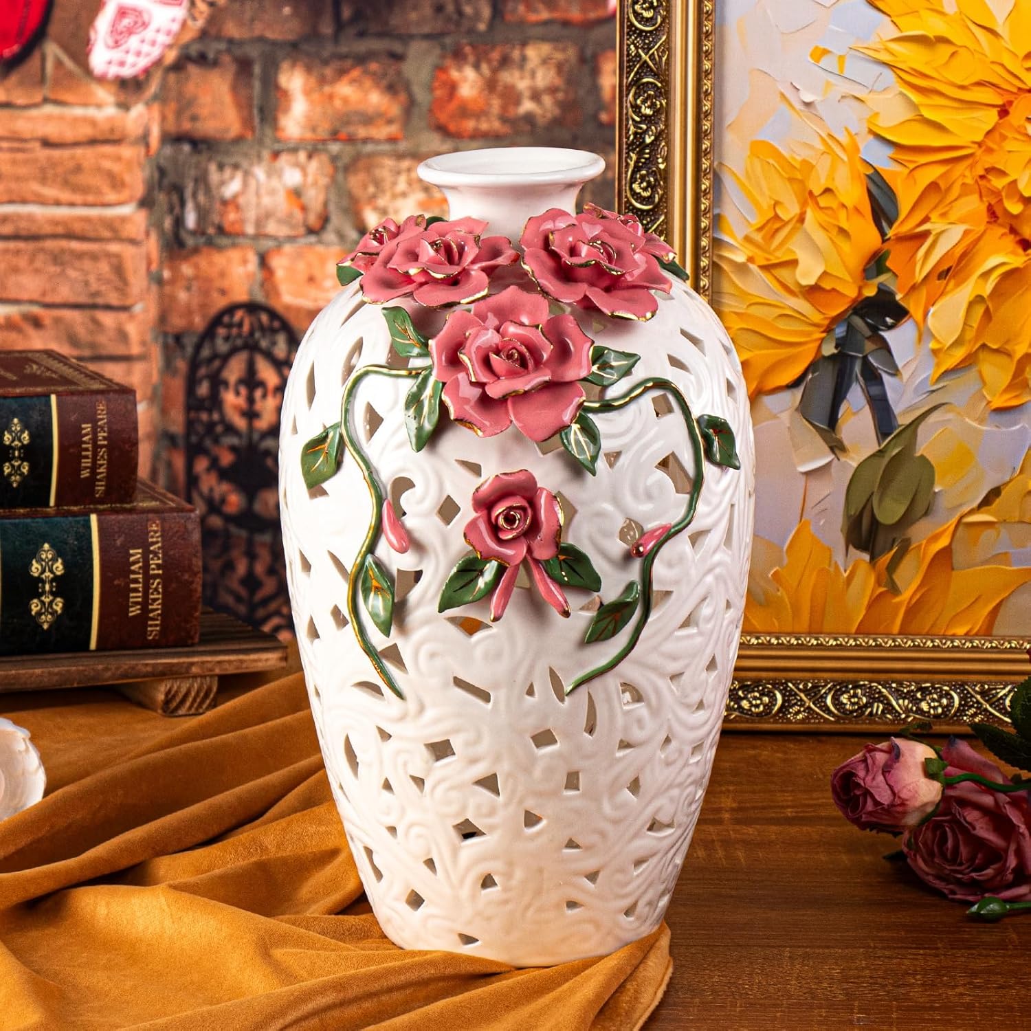 KAMMAK colored ceramic vase - detail image 2