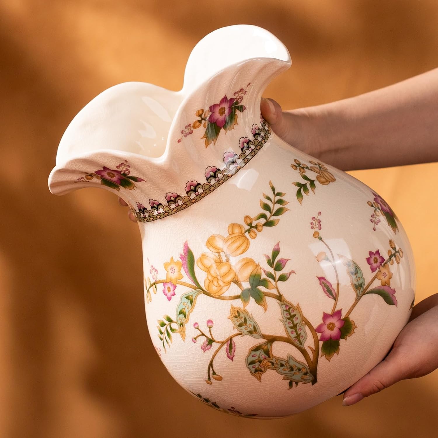 KAMMAK decorative glass vase for flowers - detail image 4