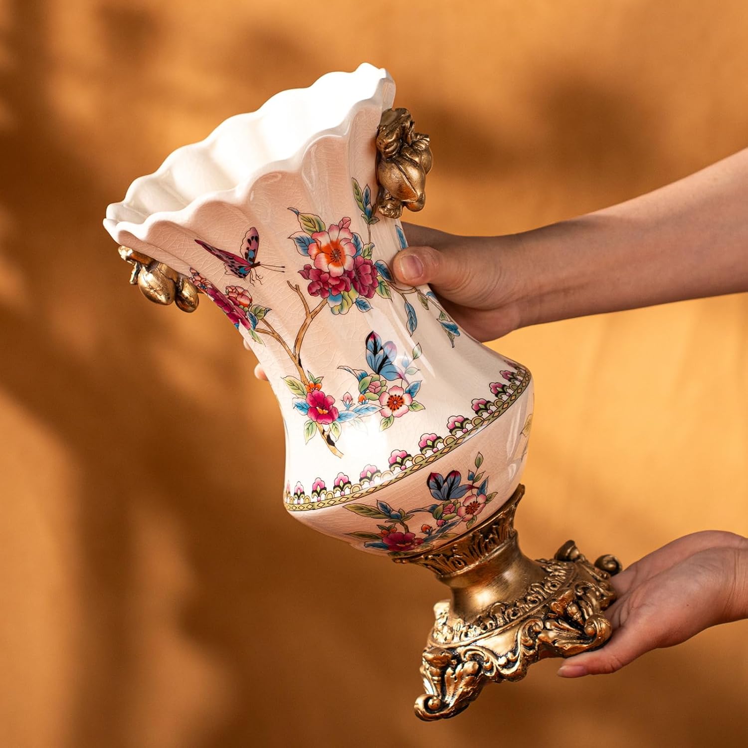 KAMMAK decorative glass vase for flowers - detail image 4