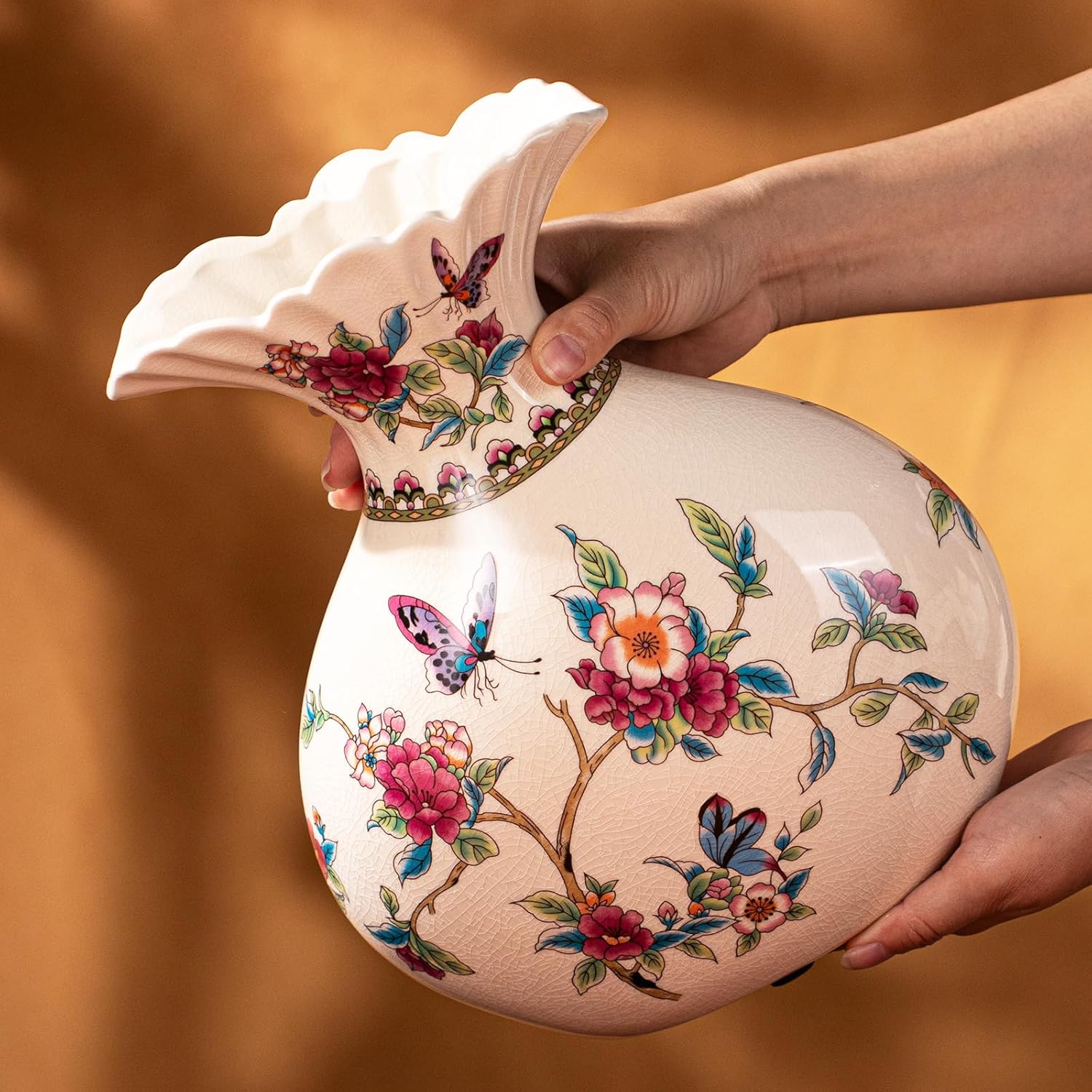KAMMAK decorative glass vase for flowers - detail image 4