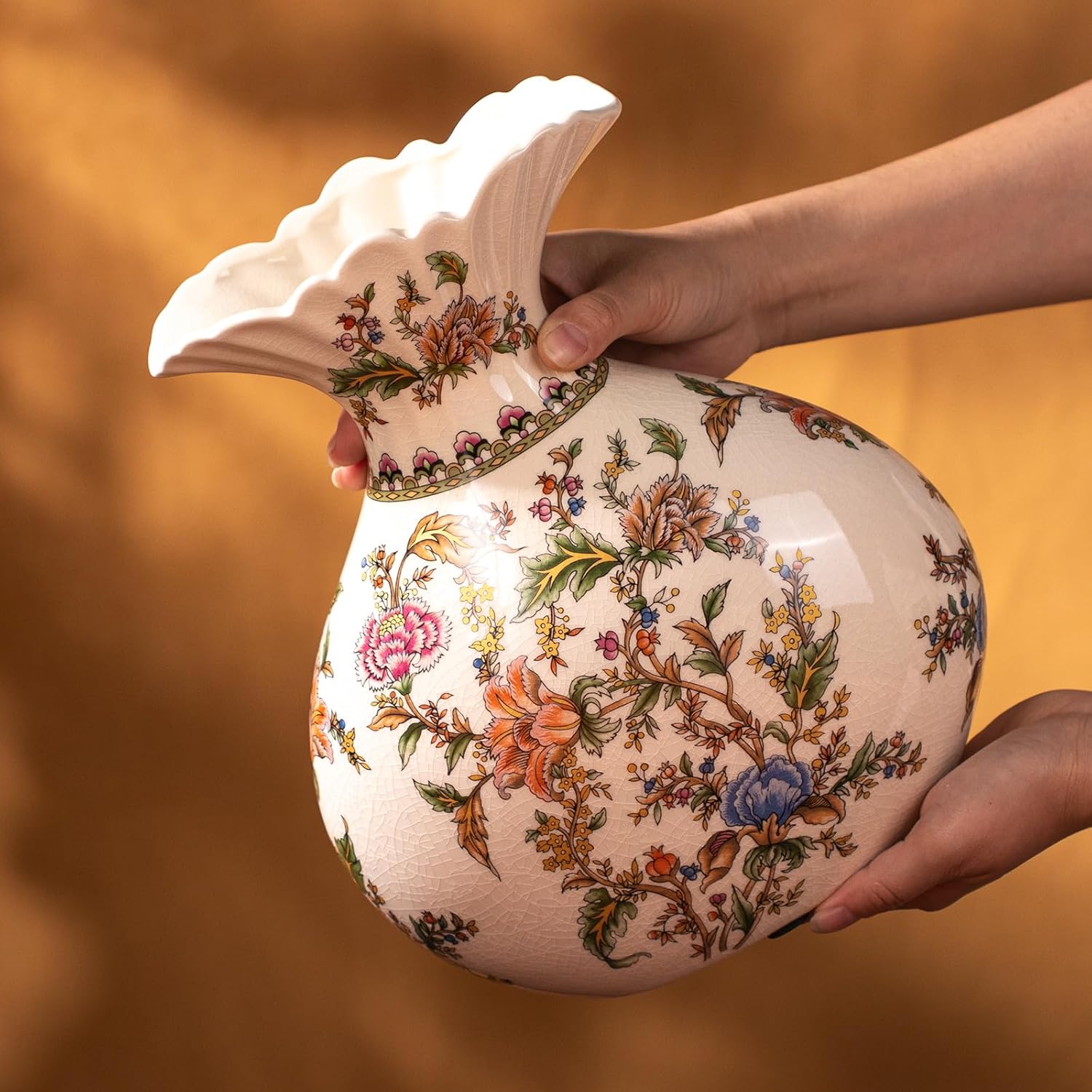 KAMMAK decorative glass vase for flowers - detail image 4