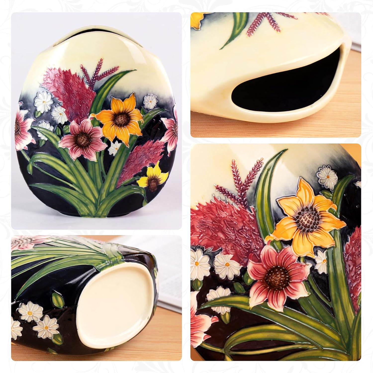 KAMMAK ceramic vase detail image 3