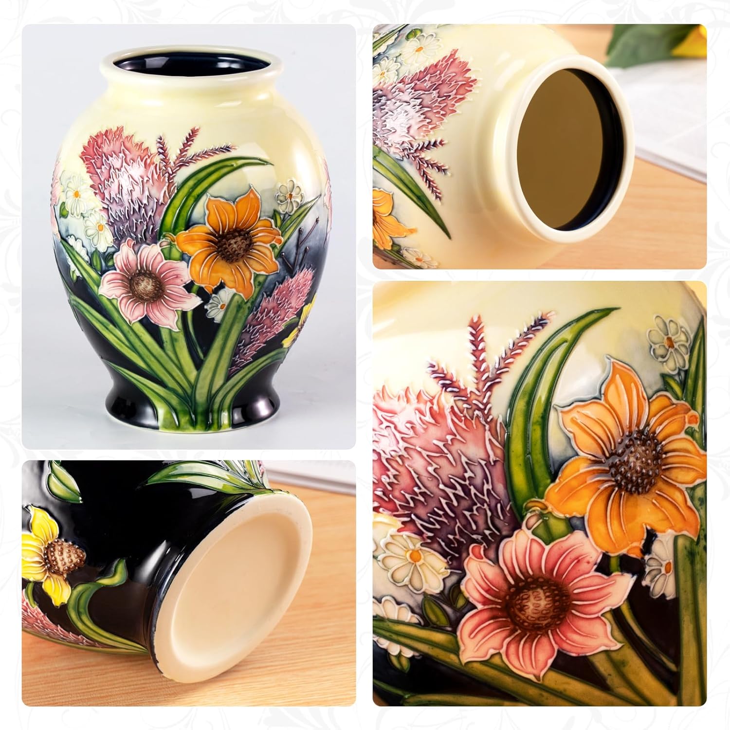 KAMMAK ceramic vase detail image 3