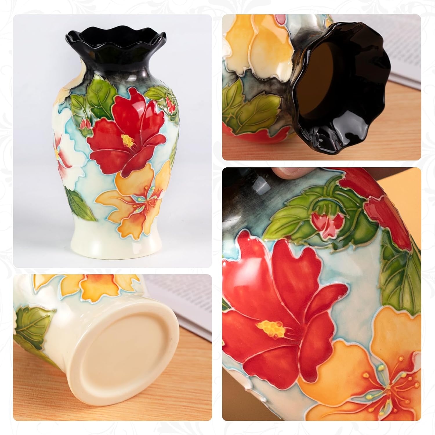 KAMMAK ceramic vase detail image 3