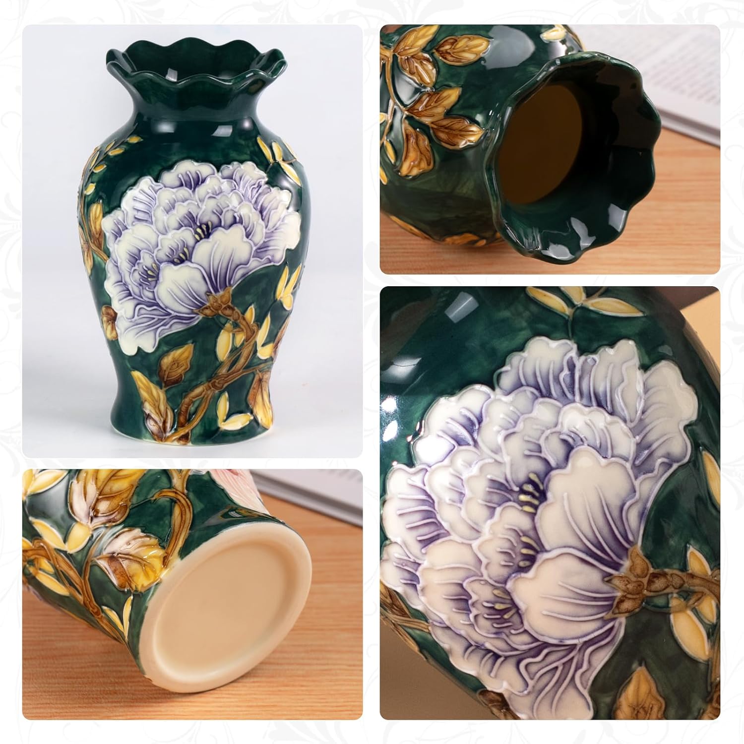 KAMMAK ceramic vase detail image 4