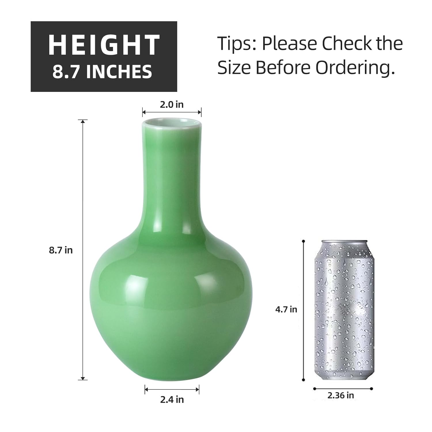 KAMMAK hand-painted ceramic vase decorative modern flower vase