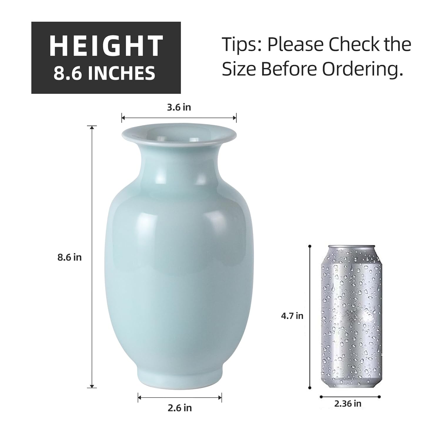 KAMMAK hand-painted ceramic vase decorative modern flower vase