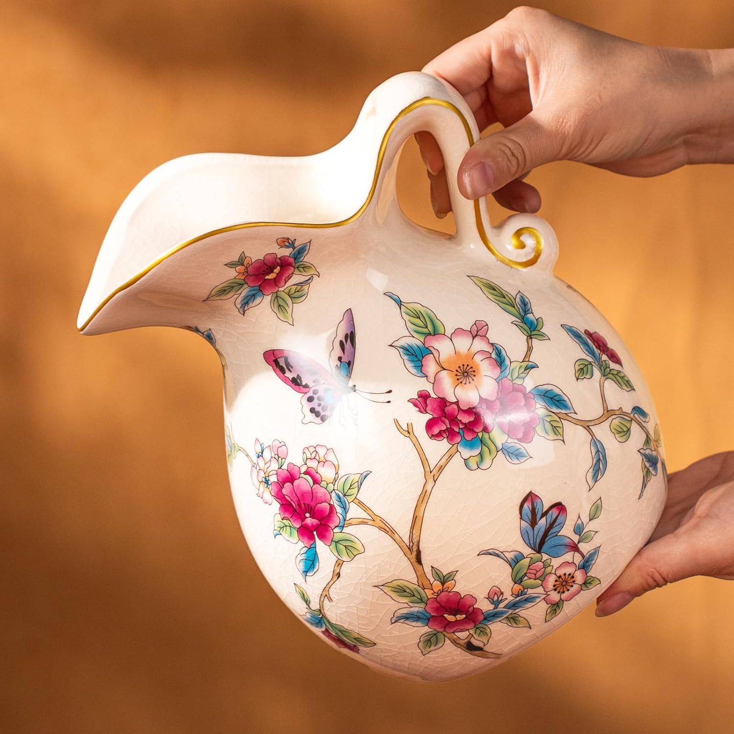 KAMMAK colored ceramic vase detail image 4