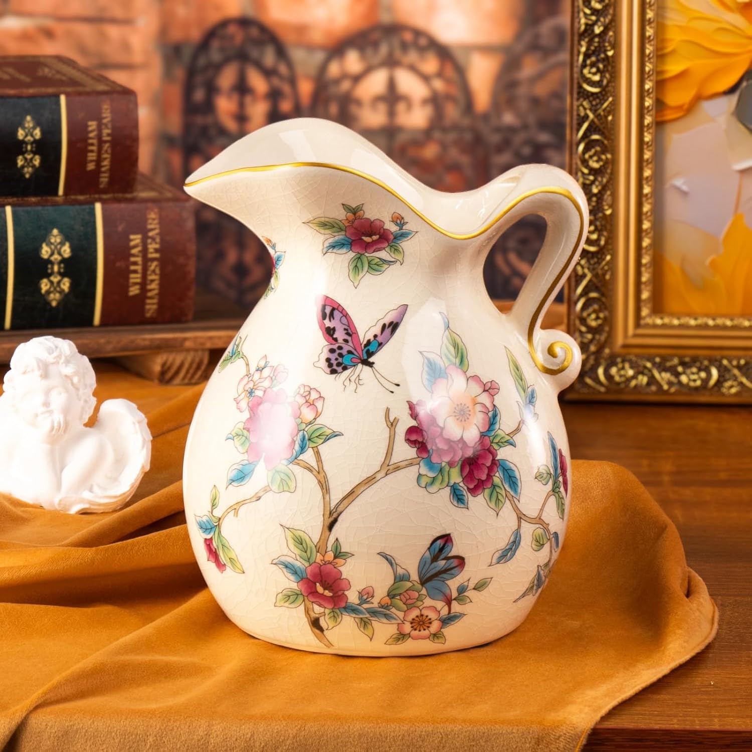 KAMMAK colored ceramic vase detail image 2