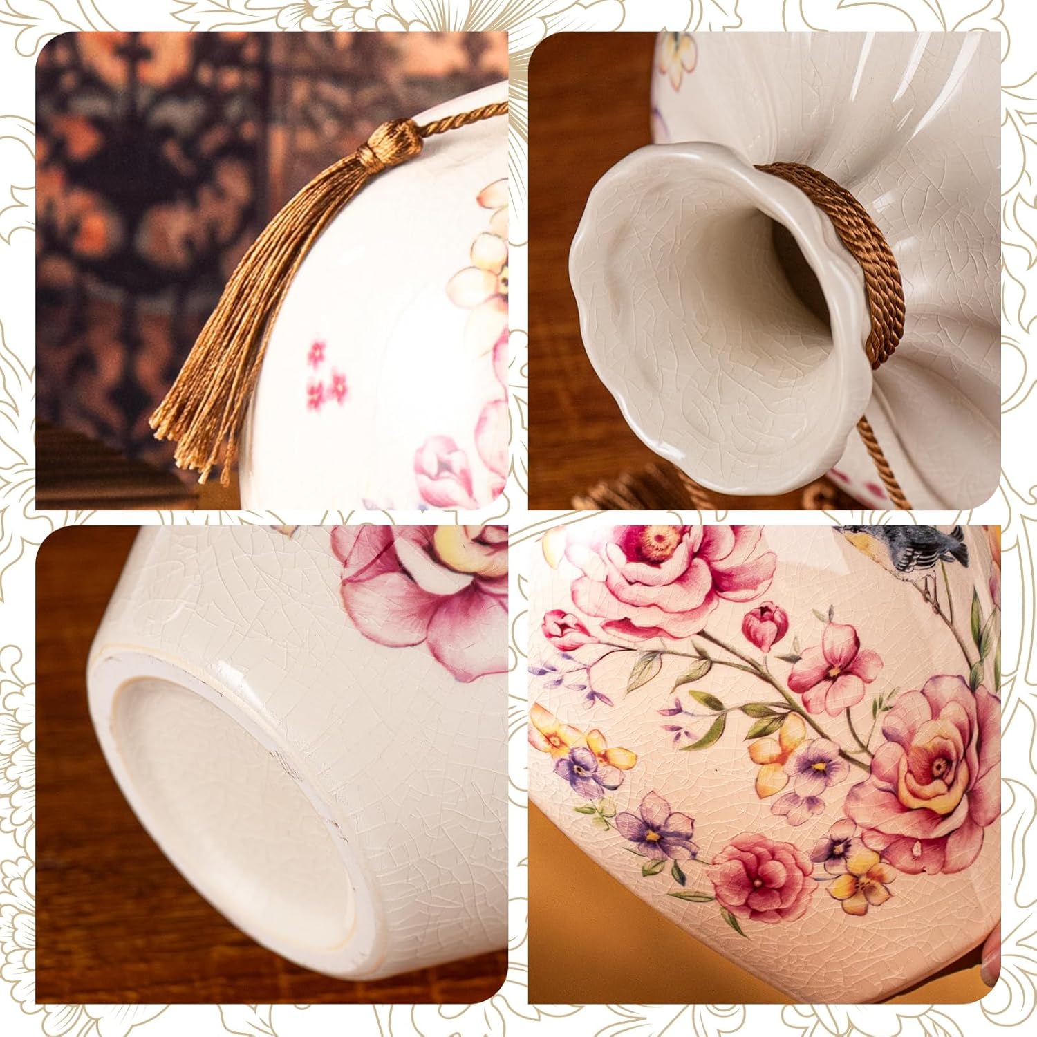 KAMMAK colored ceramic vase - detail image 3