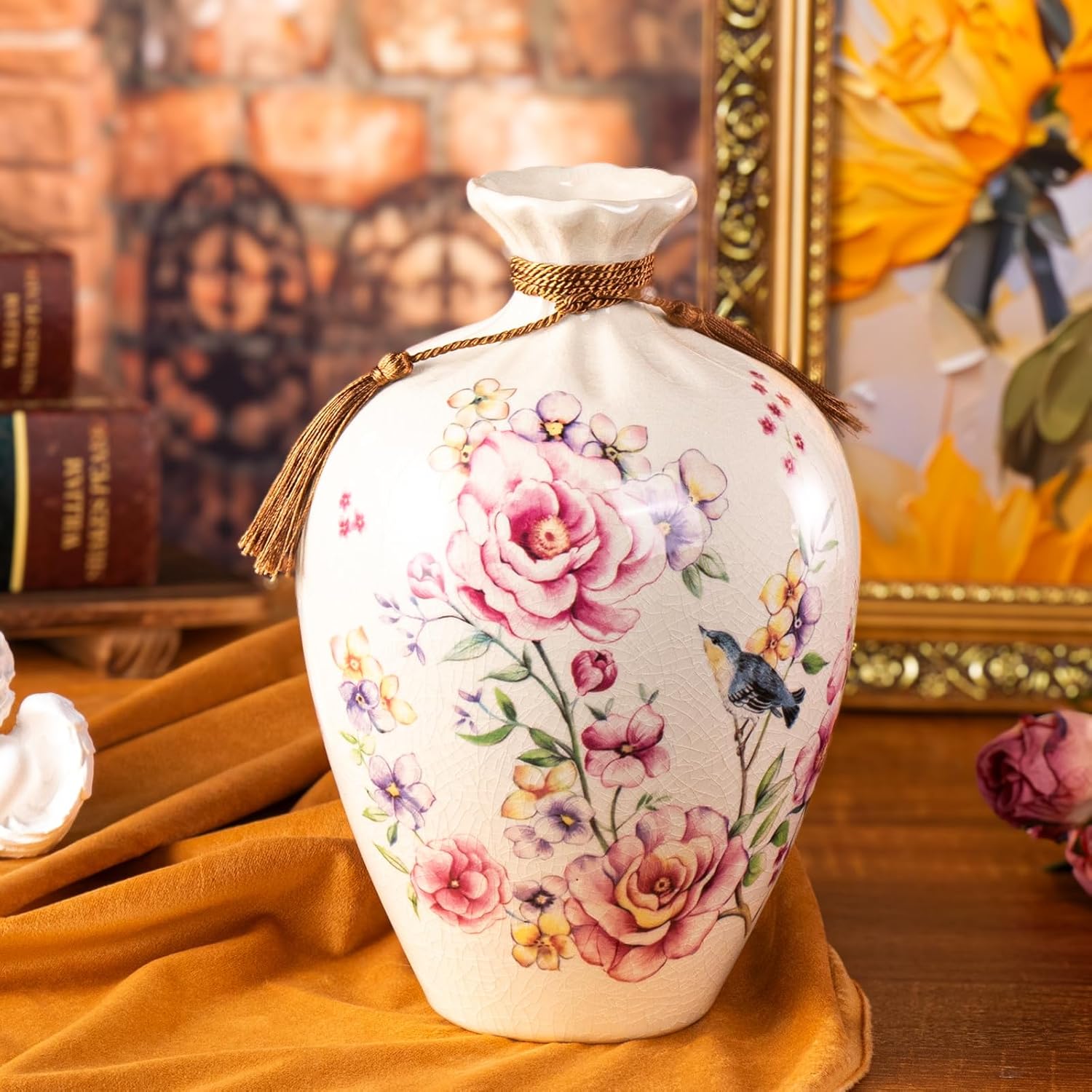 KAMMAK colored ceramic vase - detail image 2