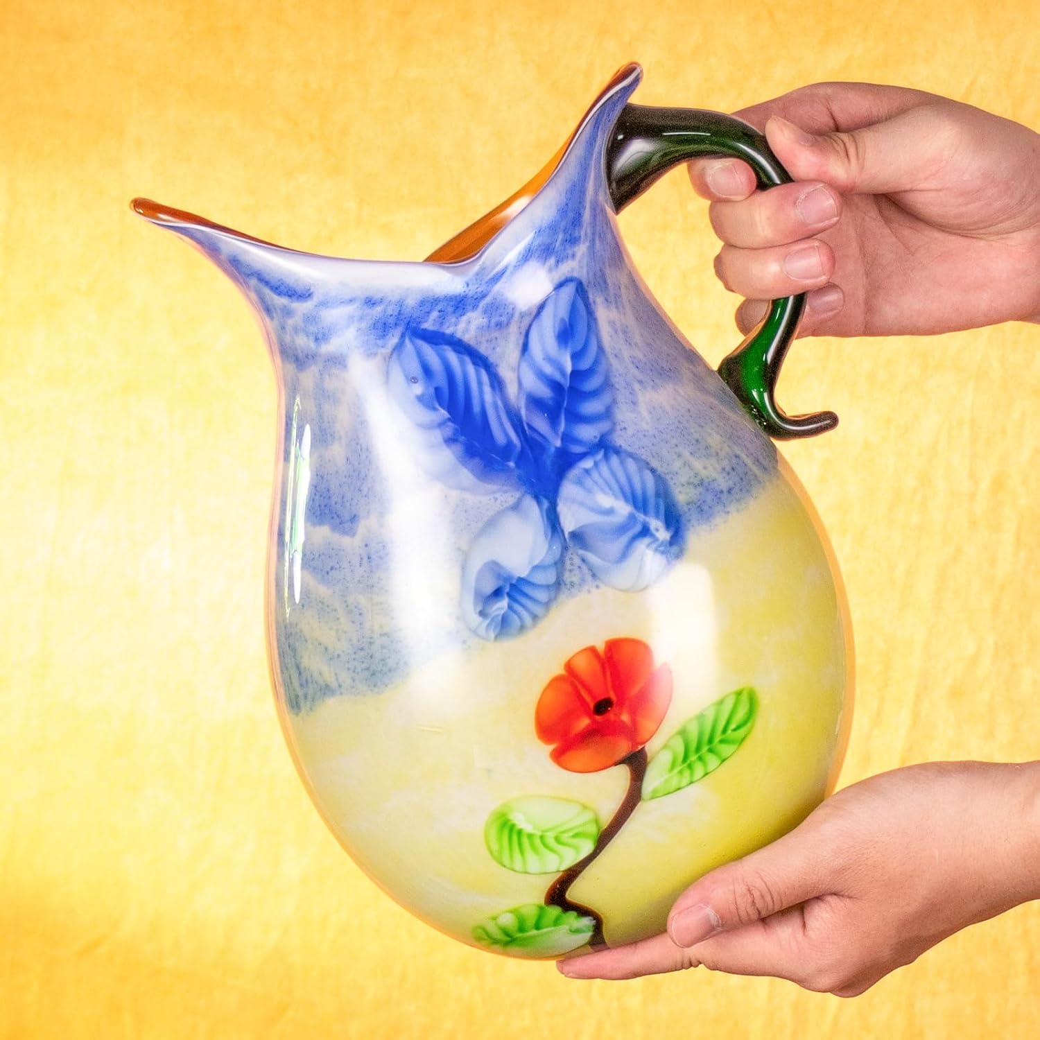 KAMMAK colorful glass vase - detail image 4