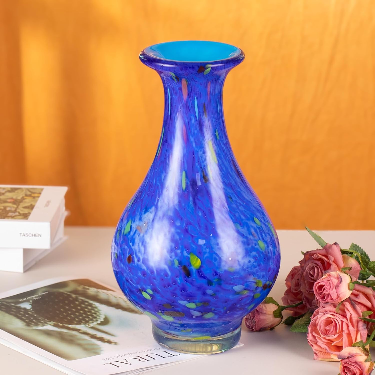 KAMMAK colorful glass vase - detail image 3