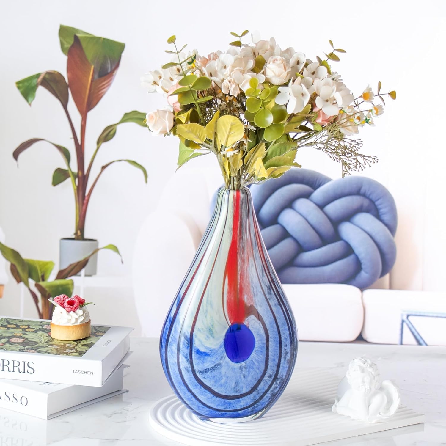 KAMMAK colored glass vase - detail image 2