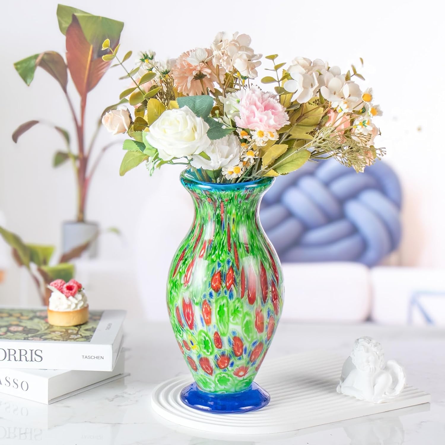 KAMMAK colored glass vase - detail image 2