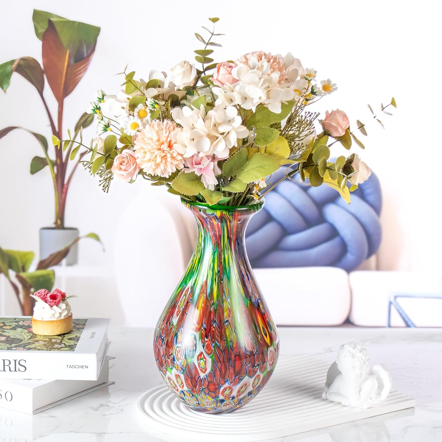KAMMAK colored glass vase - detail image 1