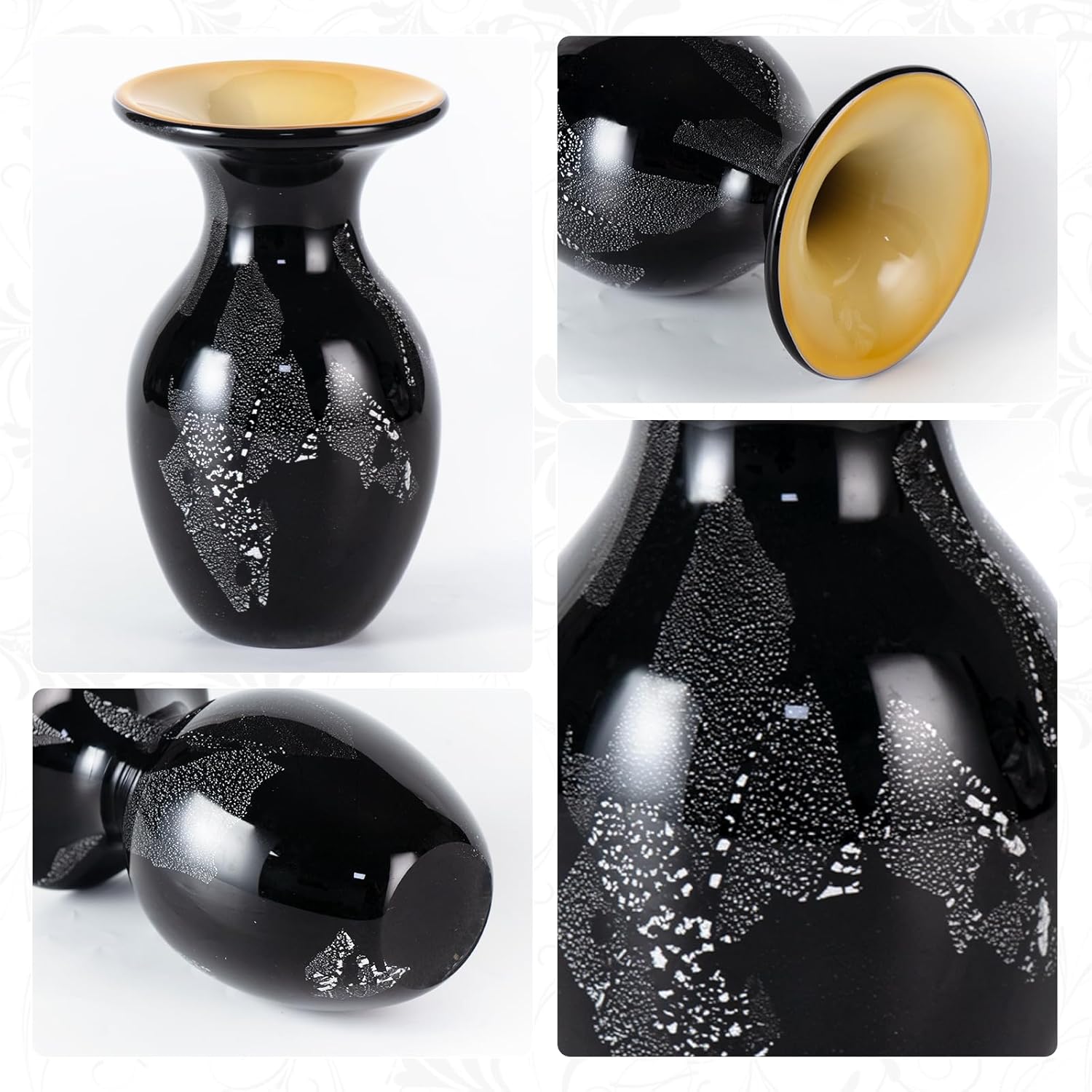 KAMMAK colored glass vase - detail image 3