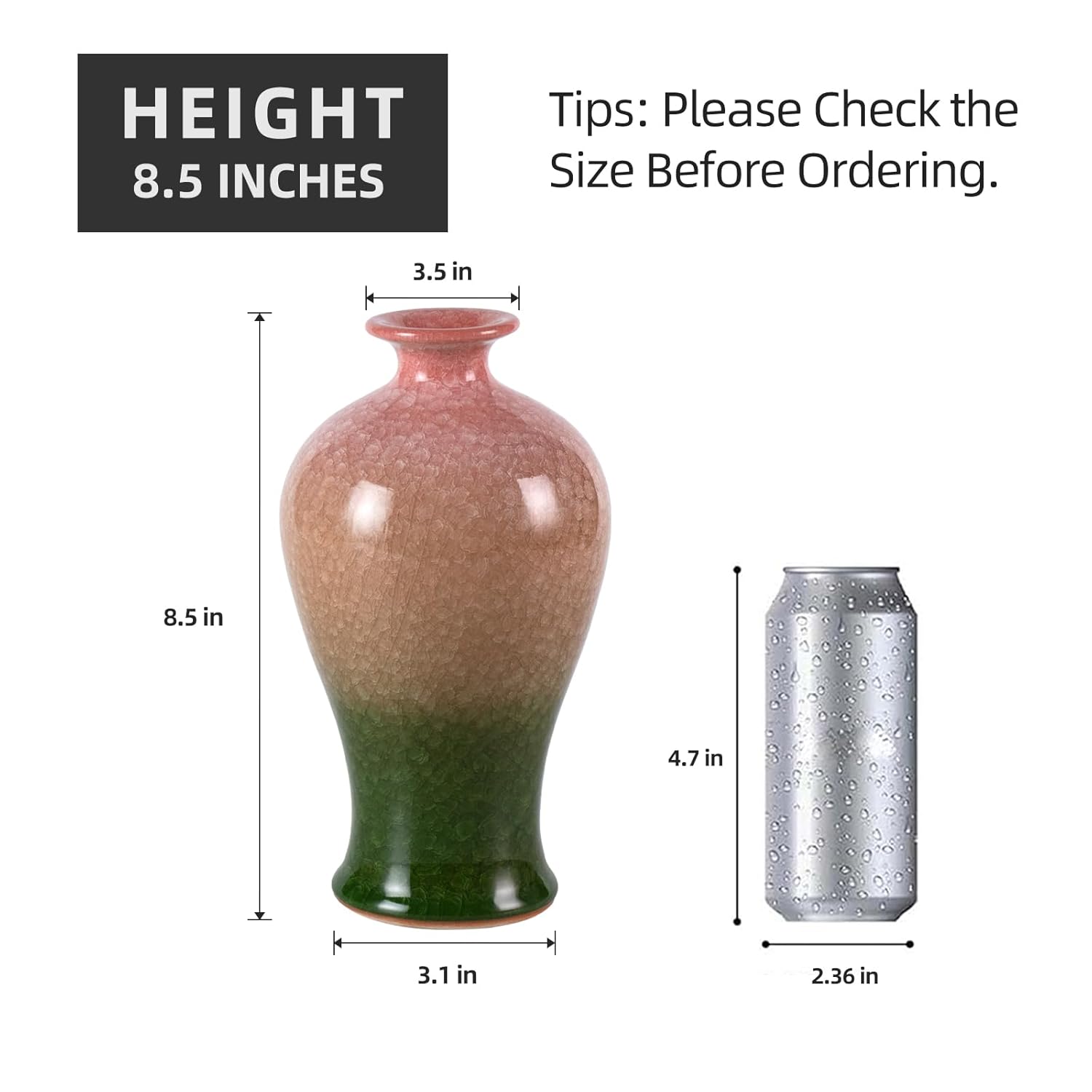 KAMMAK modern ceramic vase decorative flower vase for home