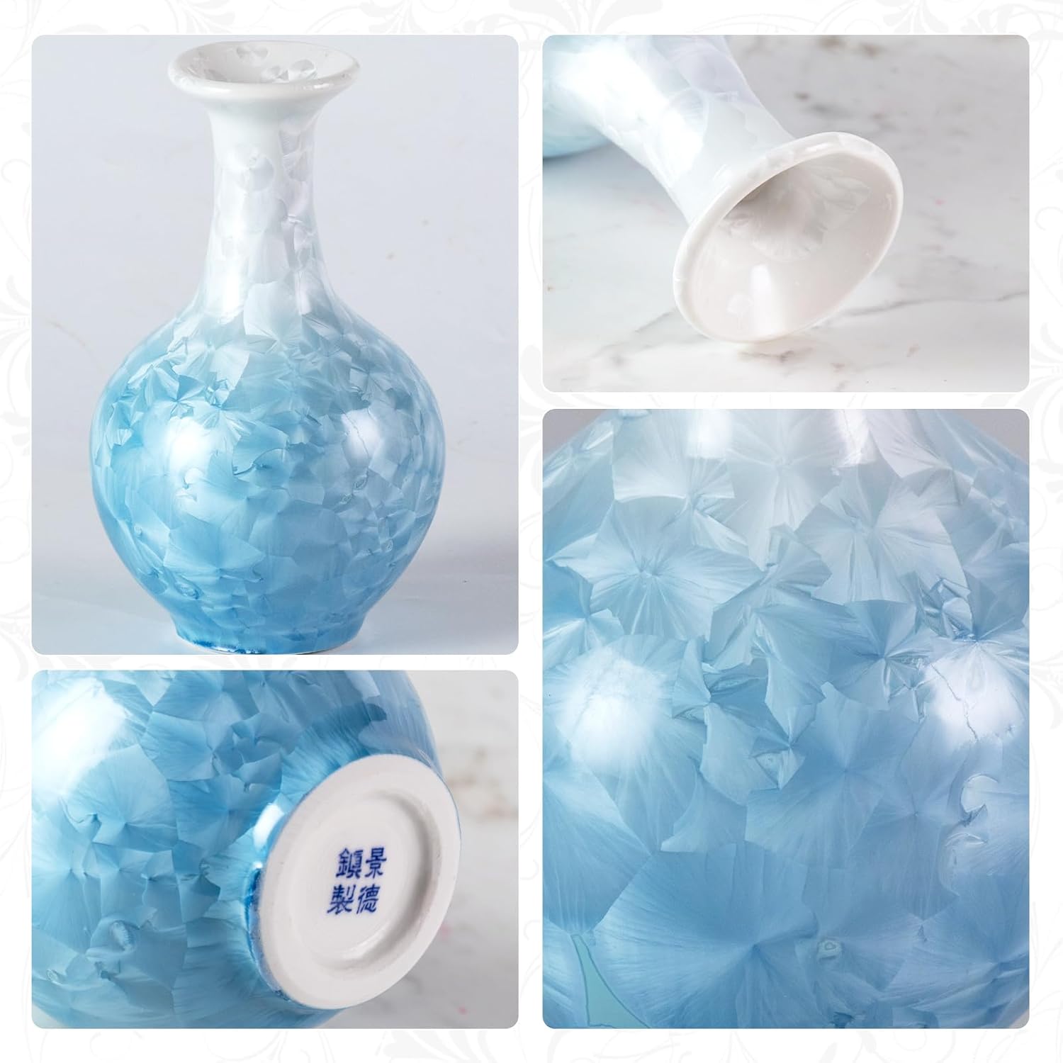 KAMMAK colored ceramic vase - decorative detail image 3