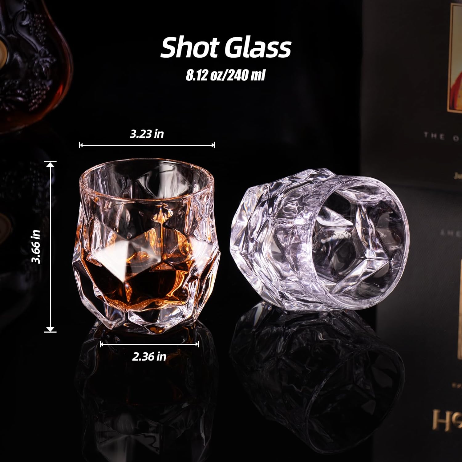 KAMMAK 240ml Football Whiskey Glass