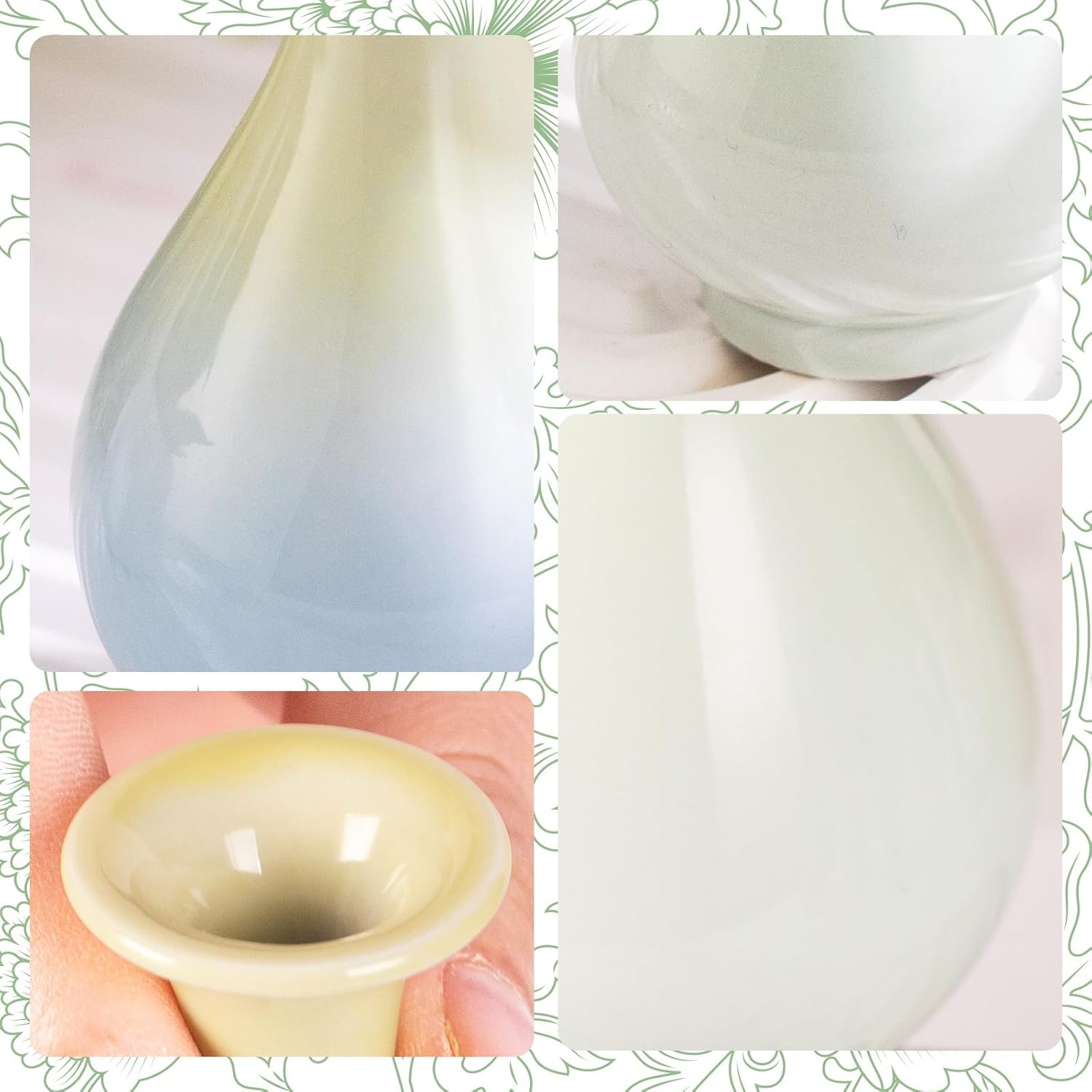 KAMMAK colored ceramic vase - decorative detail image 2